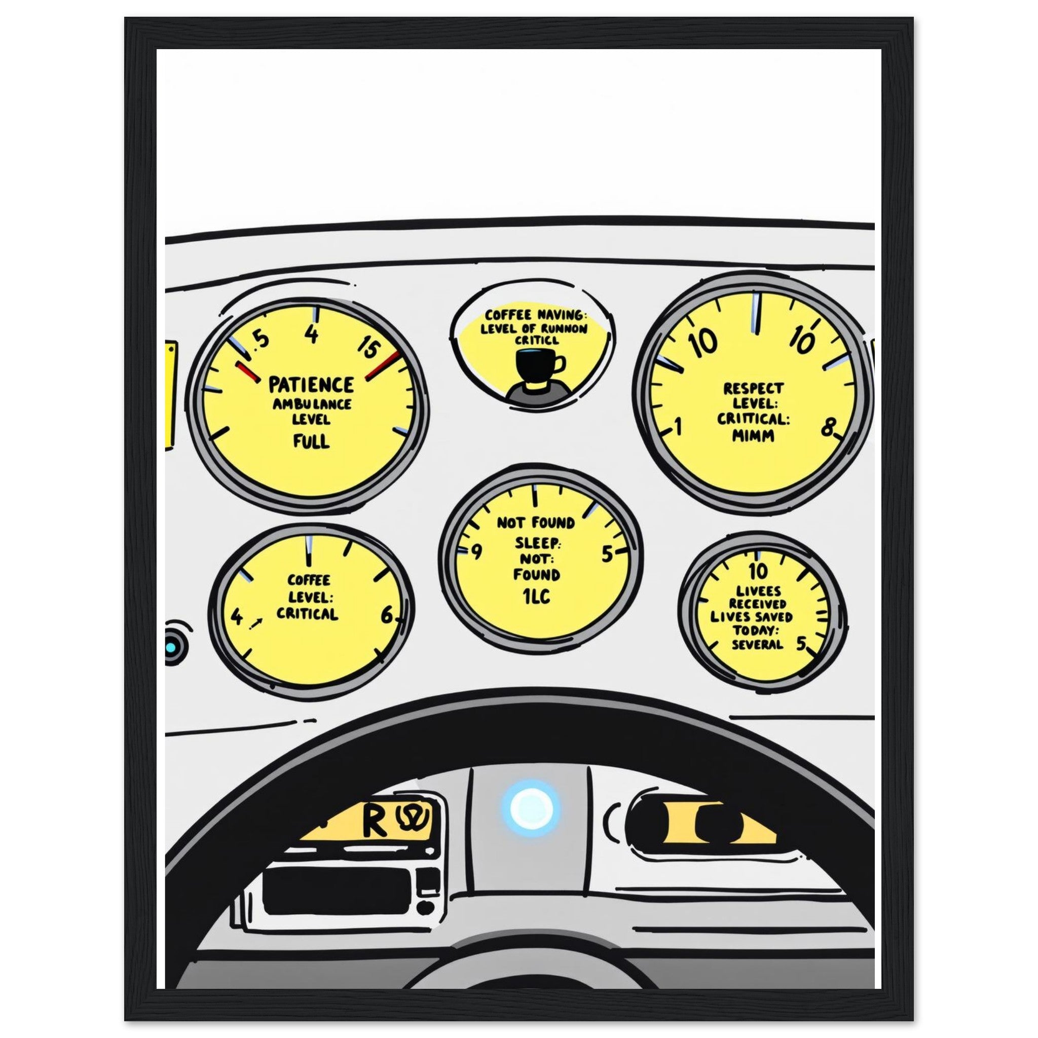 Paramedic Framed Print — Framed Art Print | Wild Thread Co