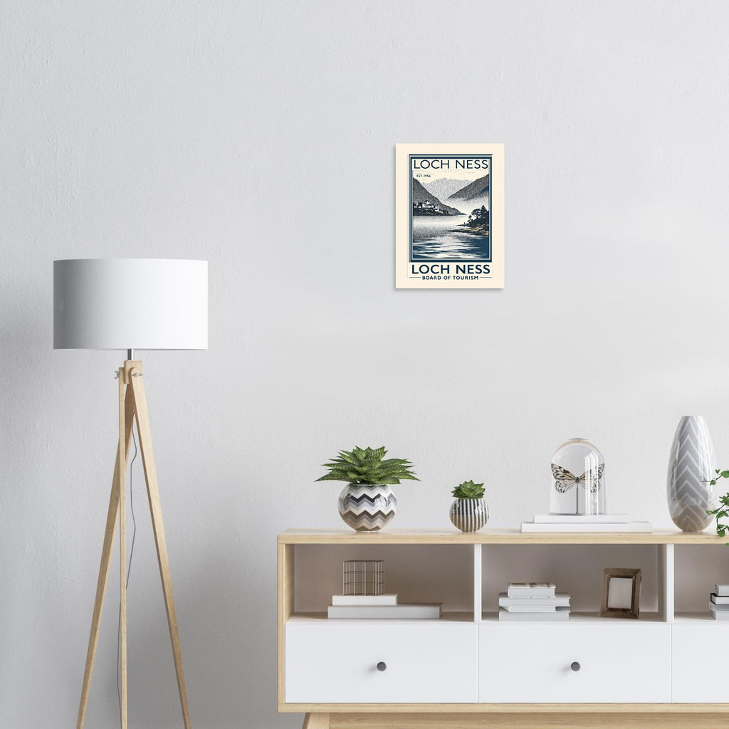 Loch Ness Vintage Travel Poster — Art Print | Wild Thread Co UK