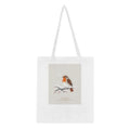 Winter Robin Snow Garden Tote Bag Cotton Shopper UK — Tote Bag | Wild Thread Co UK
