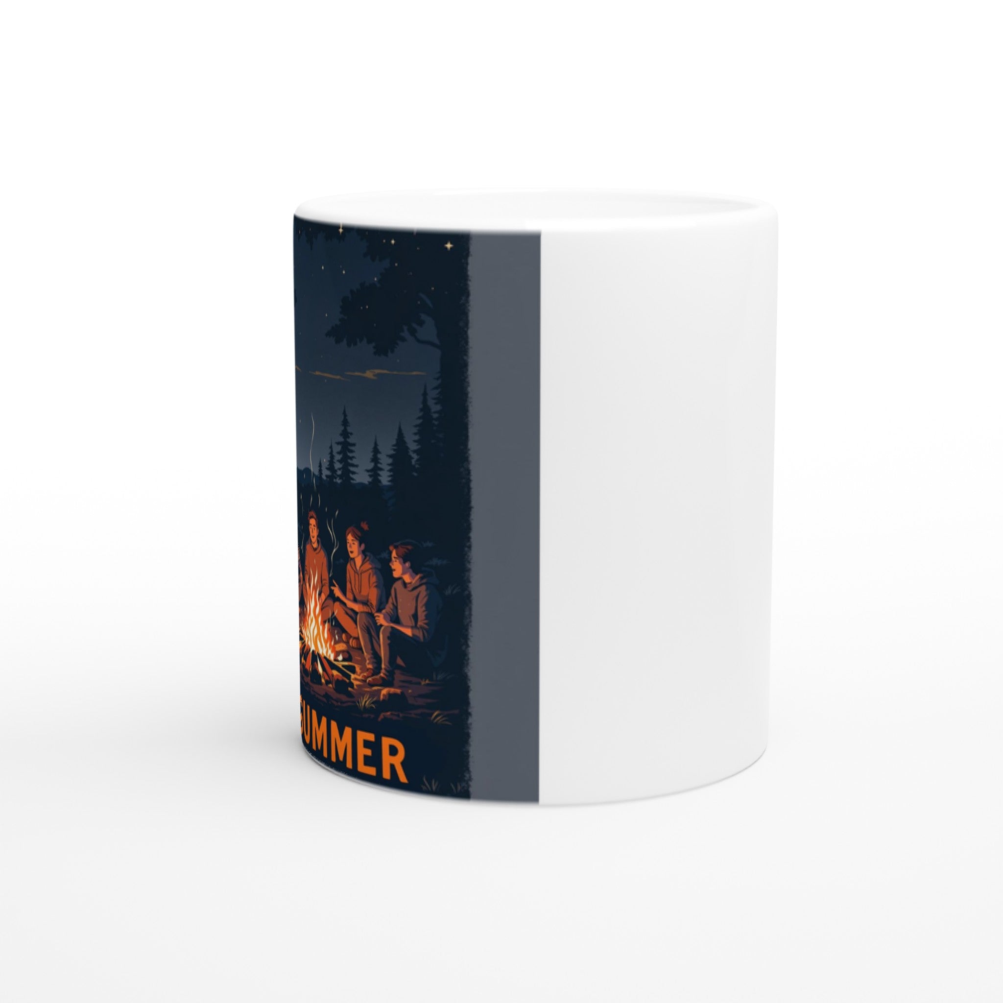 Winter Solstice Campfire Midsummer Mug — detail view | Wild Thread Co