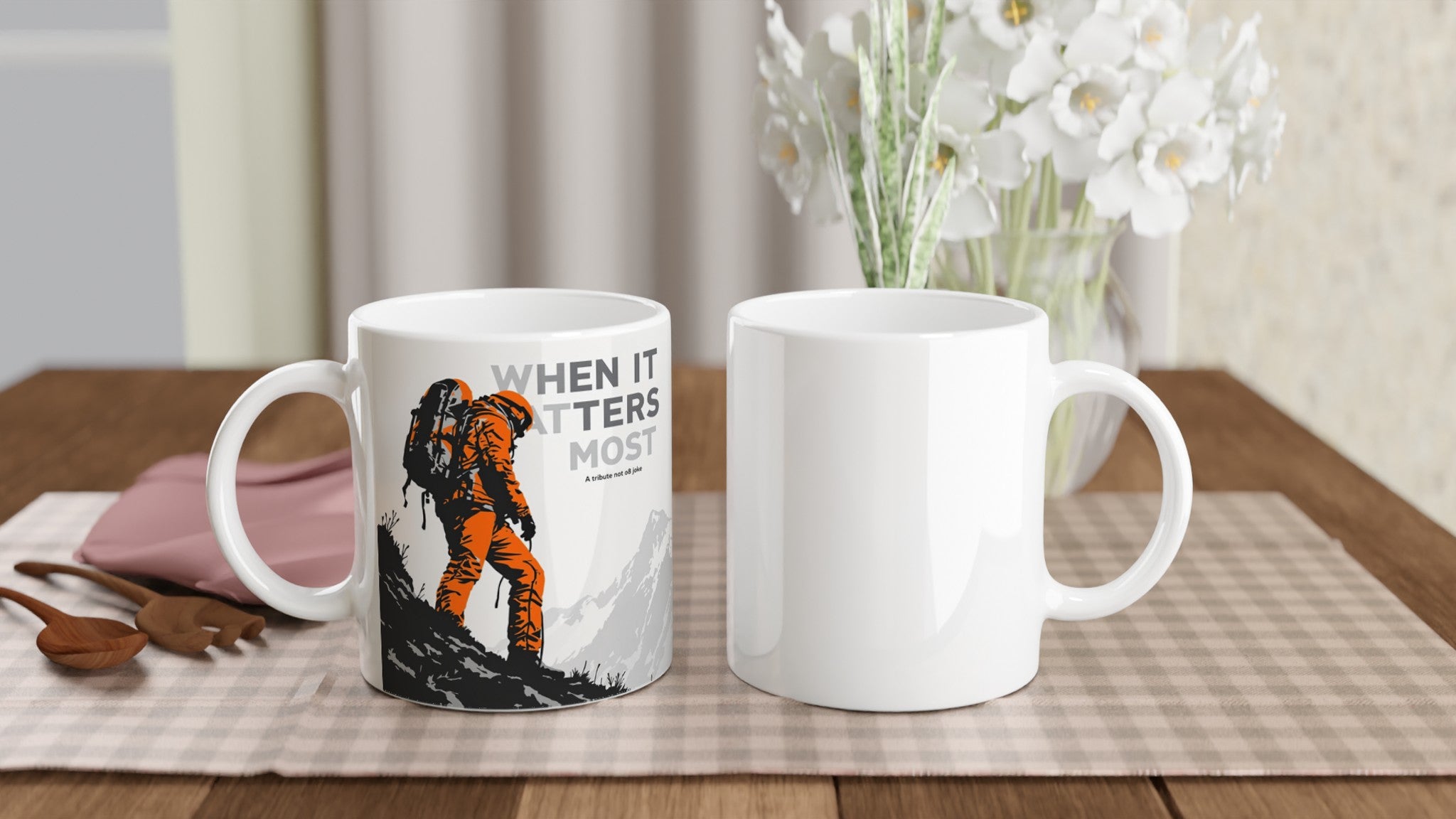Mountain Rescue — Mug detail view | Wild Thread Co