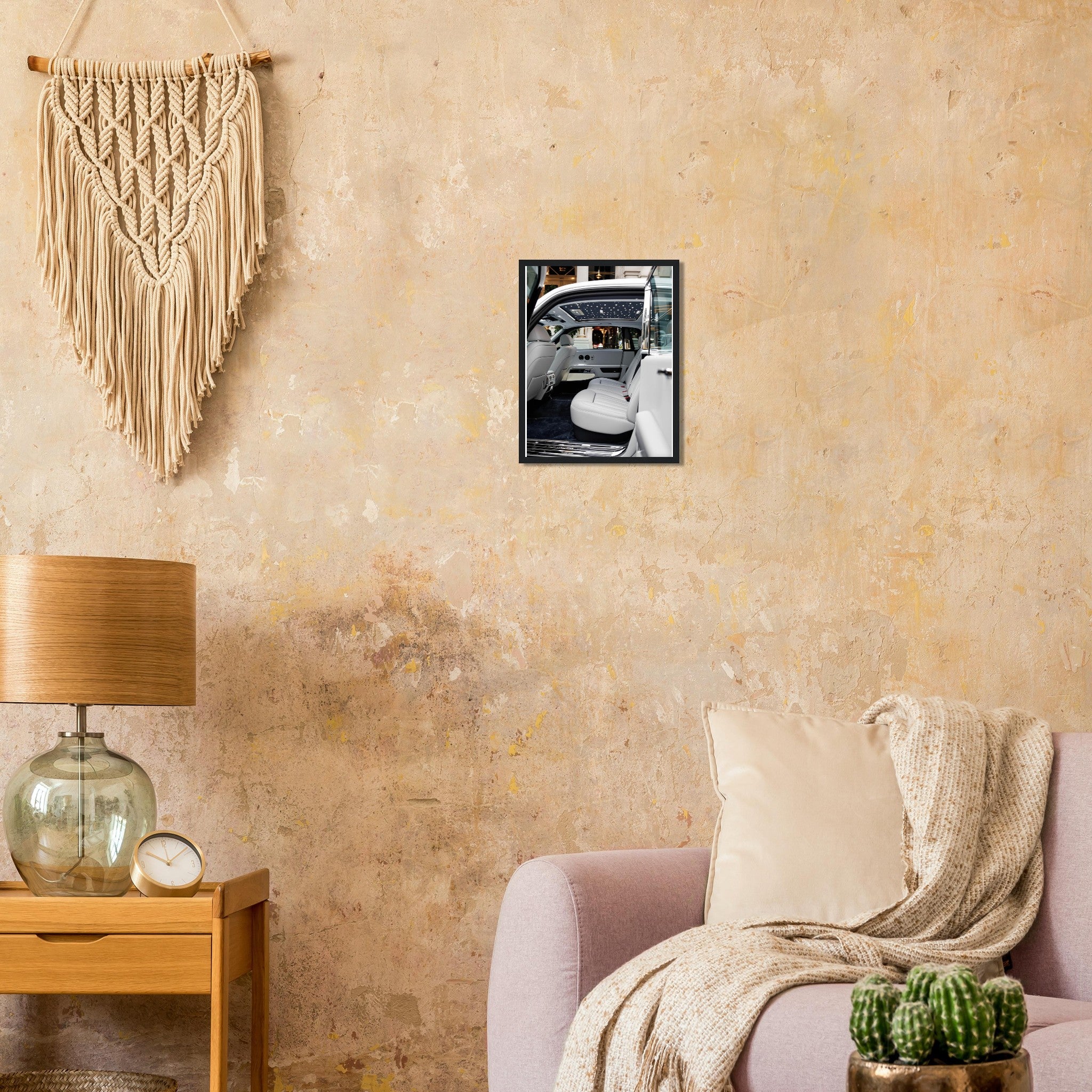 Rolls Royce Phantom Framed Art Print — detail view | Wild Thread Co