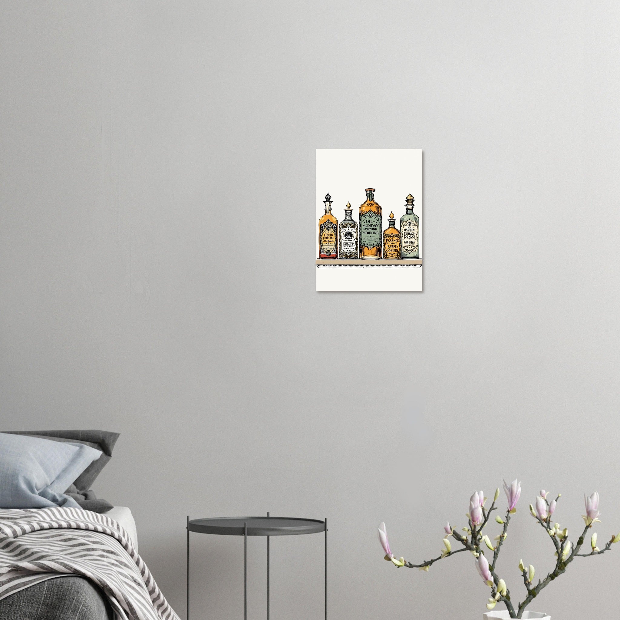 Dark Academia Apothecary Art Print Poster Wall Art UK — Art Print | Wild Thread Co