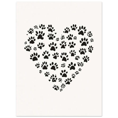 Cat Paw Prints Art Print Poster Wall Art UK — Art Print | Wild Thread Co