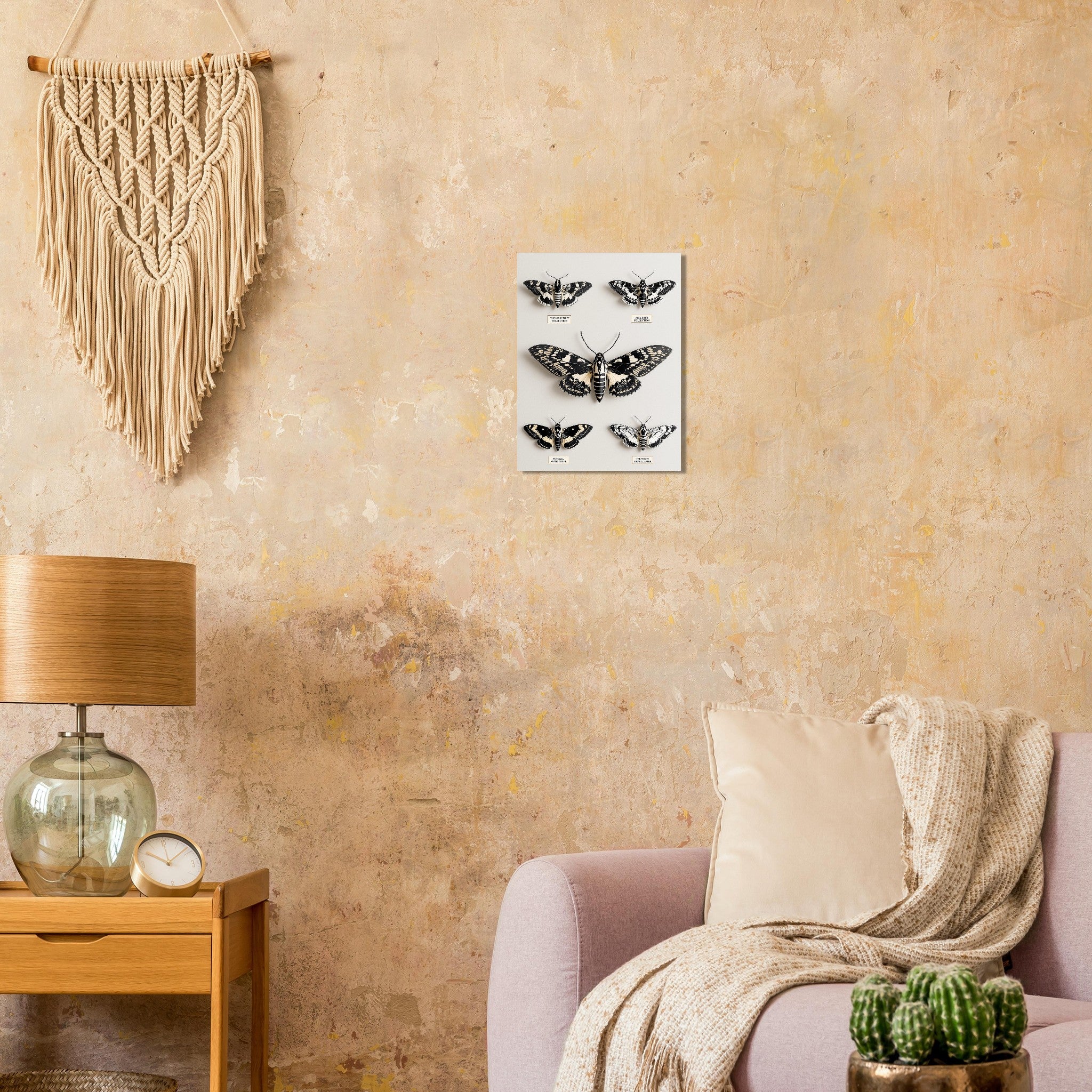 Dark Academia Moth Collector Art Print Poster Wall Art UK — Art Print | Wild Thread Co