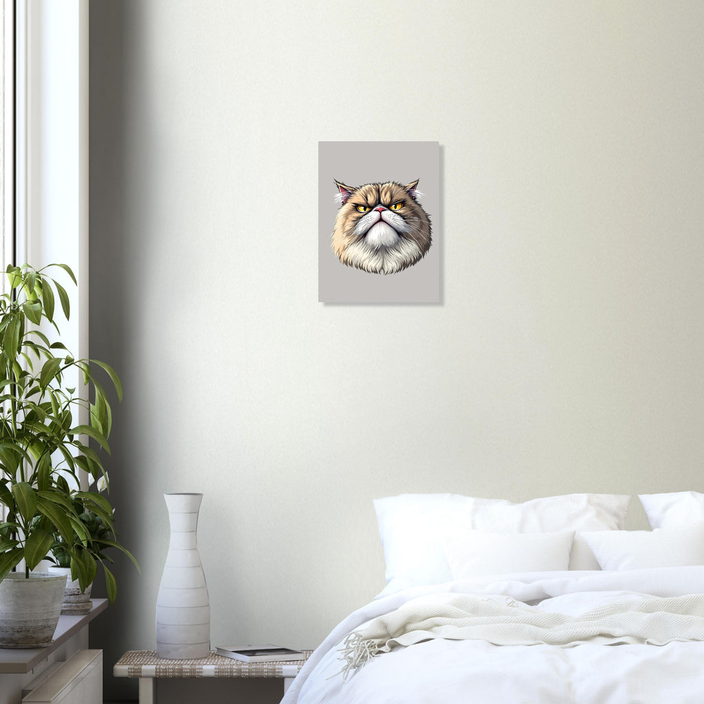 Grumpy Cat Face Art Print Art Print — detail view | Wild Thread Co