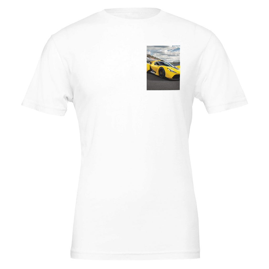 Lotus Evija Electric T-Shirt — detail view | Wild Thread Co