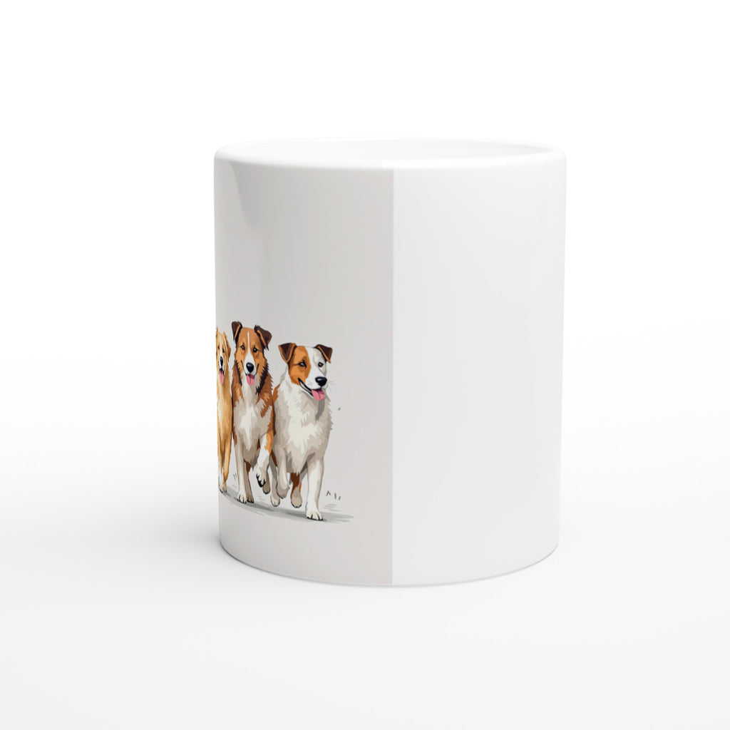 dog family pack Mug Coffee Tea Ceramic 11oz — Mug | Wild Thread Co