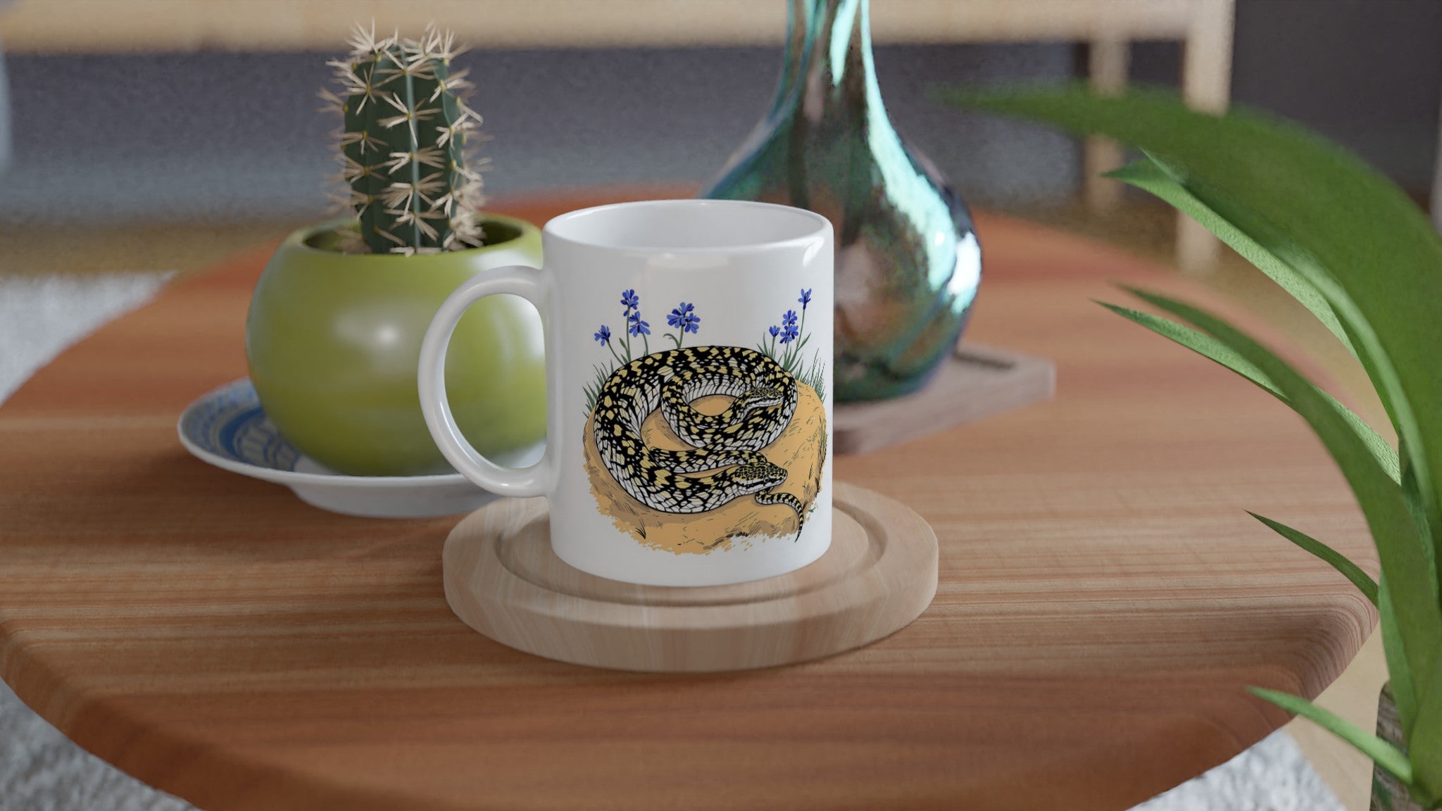 Adder Basking Rock Mug Coffee Tea Ceramic 11oz — Mug | Wild Thread Co