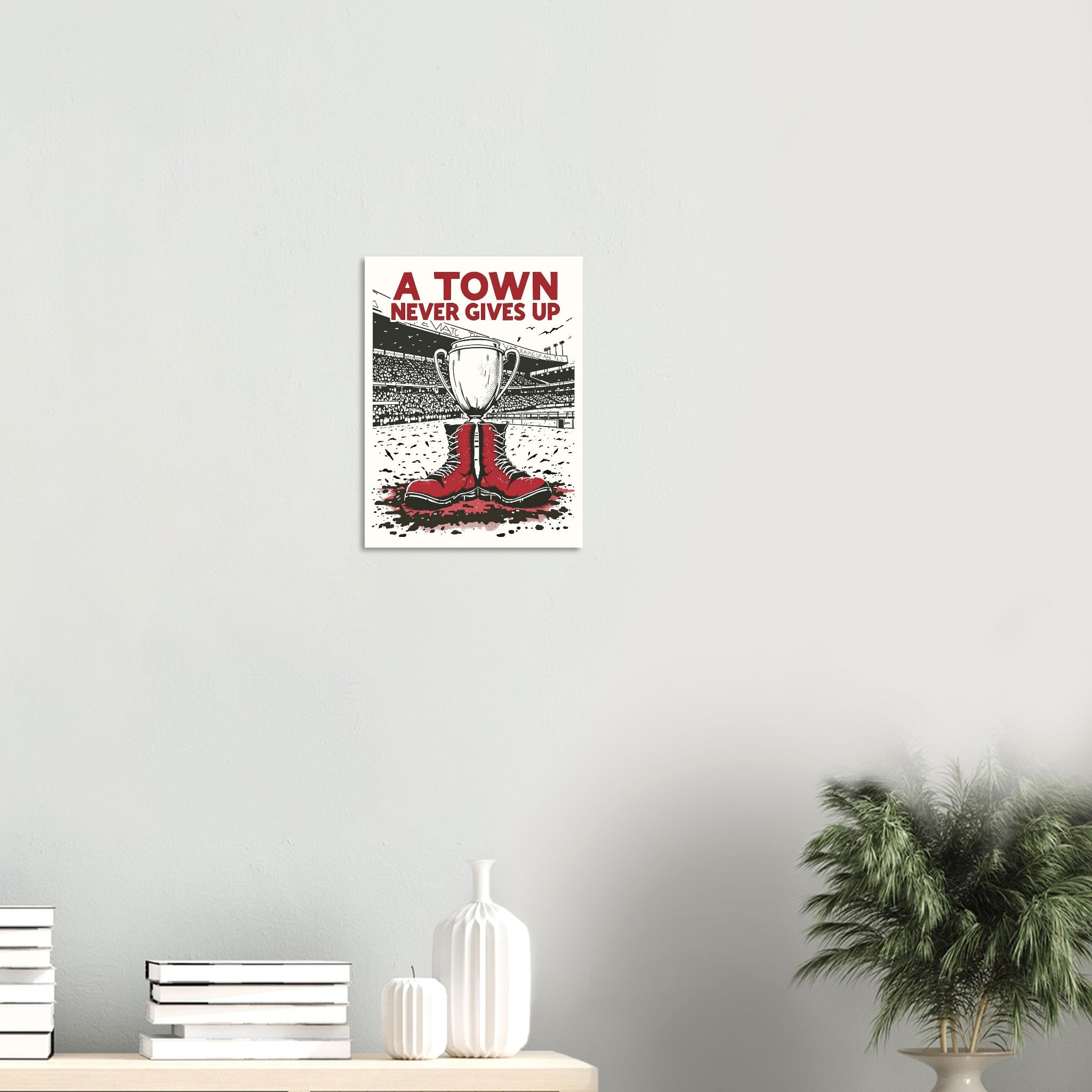Retro Rugby League Art Print Art Print — detail view | Wild Thread Co