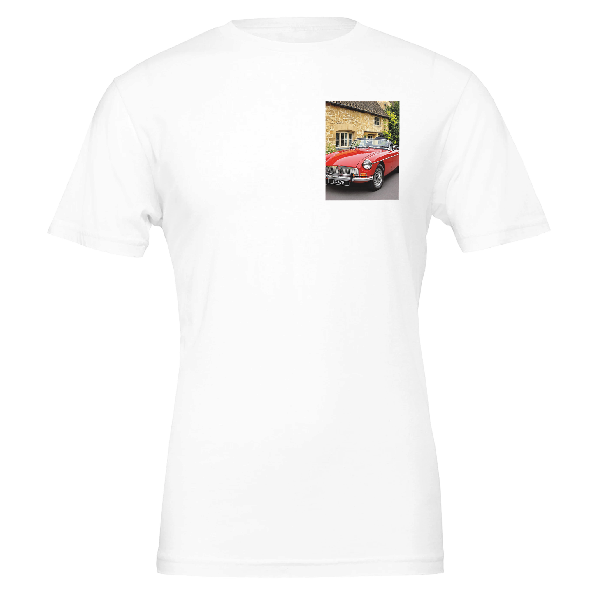 Mg B Roadster T-Shirt — detail view | Wild Thread Co