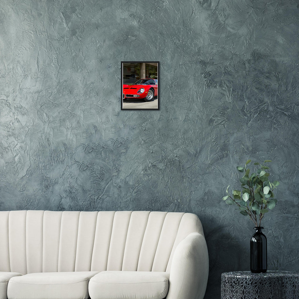 Alfa Romeo Tipo 33 Framed Art Print — detail view | Wild Thread Co
