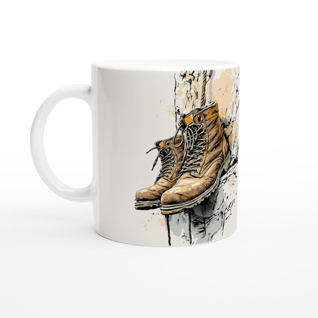 Rock Climbing Boots — Mug | Wild Thread Co UK