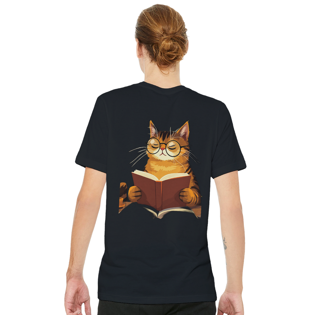 Cat Reading Book T-Shirt — T-Shirt | Wild Thread Co