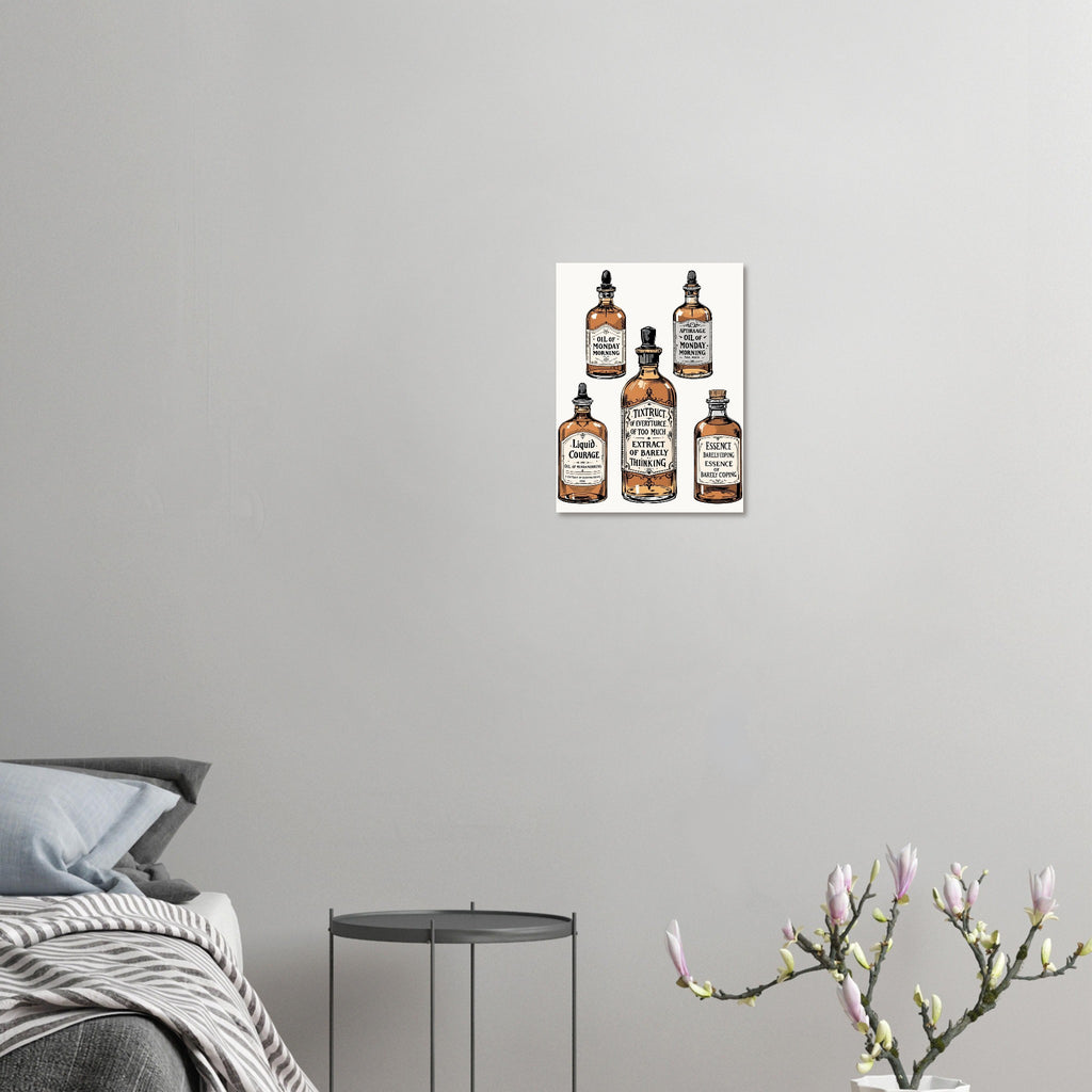 Apothecary Dark Humour A1 Art Print Poster Wall Art UK — Art Print | Wild Thread Co