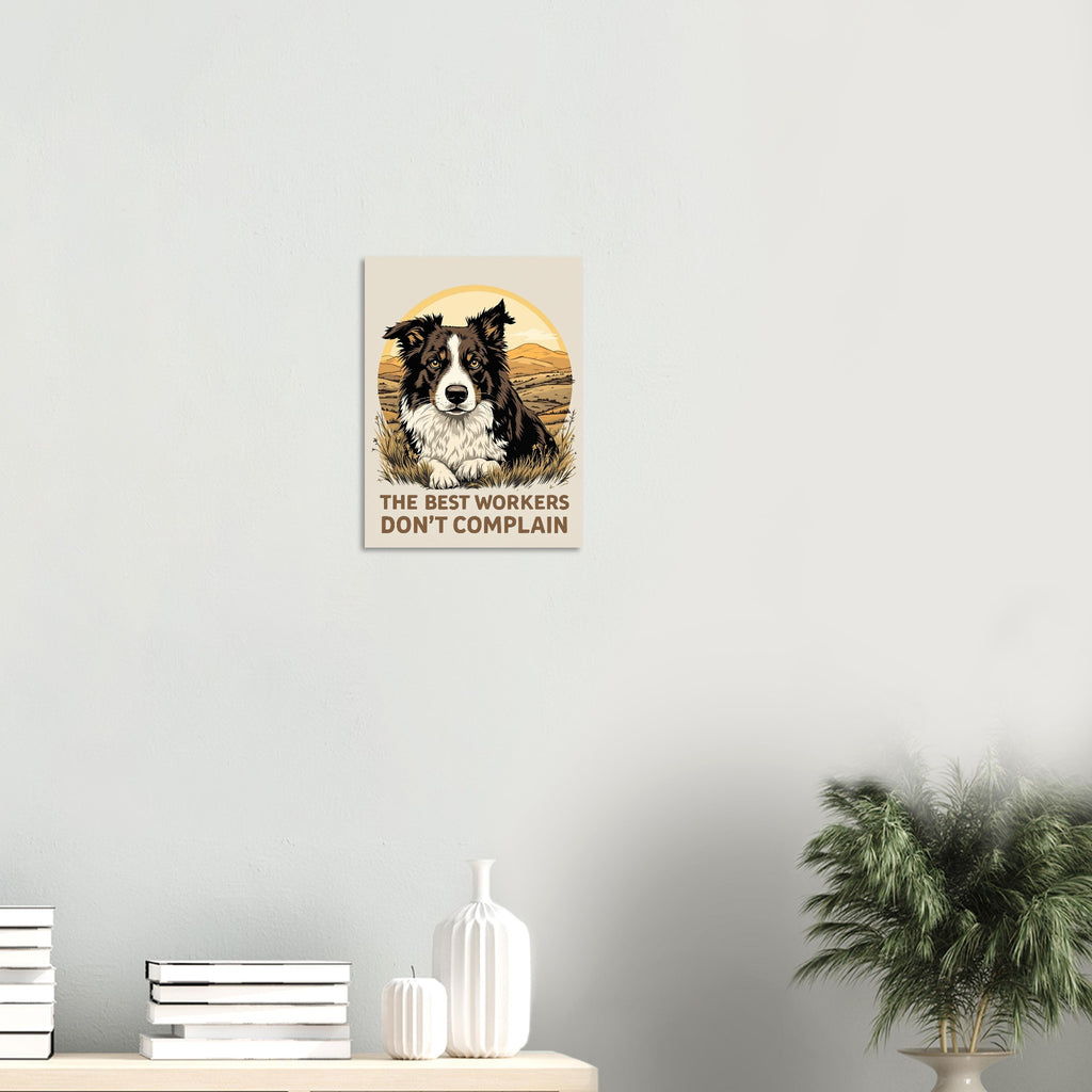 Border Collie Working Dog A1 Art Print Poster Wall Art UK — Art Print | Wild Thread Co
