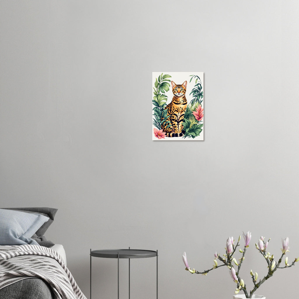 Bengal Cat Jungle Art Print Poster Wall Art UK — Art Print | Wild Thread Co