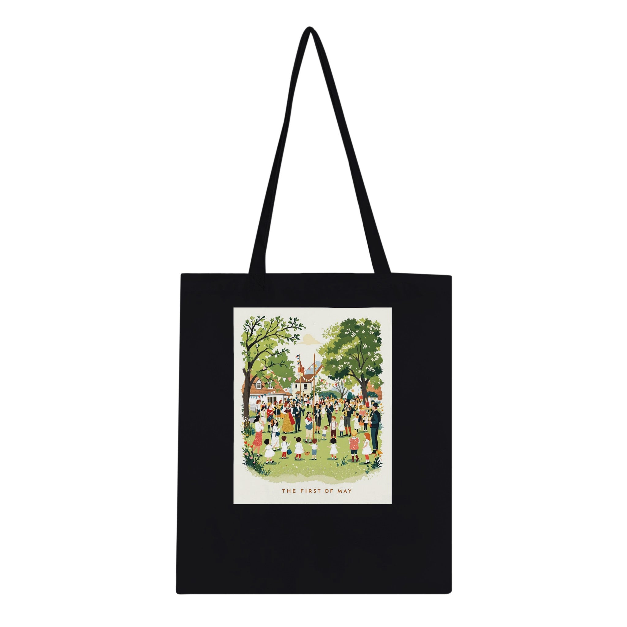 May Day Maypole Folk Tradition Tote Bag Cotton Shopper UK — Tote Bag | Wild Thread Co
