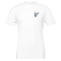 Salmon Leaping Waterfall Determination T-Shirt — detail view | Wild Thread Co