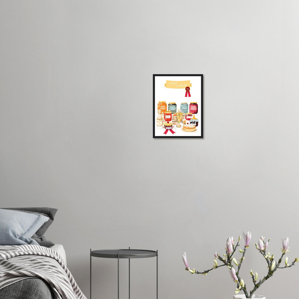 Wi Village Show Jam Prize Framed Print Wall Art Ready to Hang UK Framed Art Print — detail view | Wild Thread Co