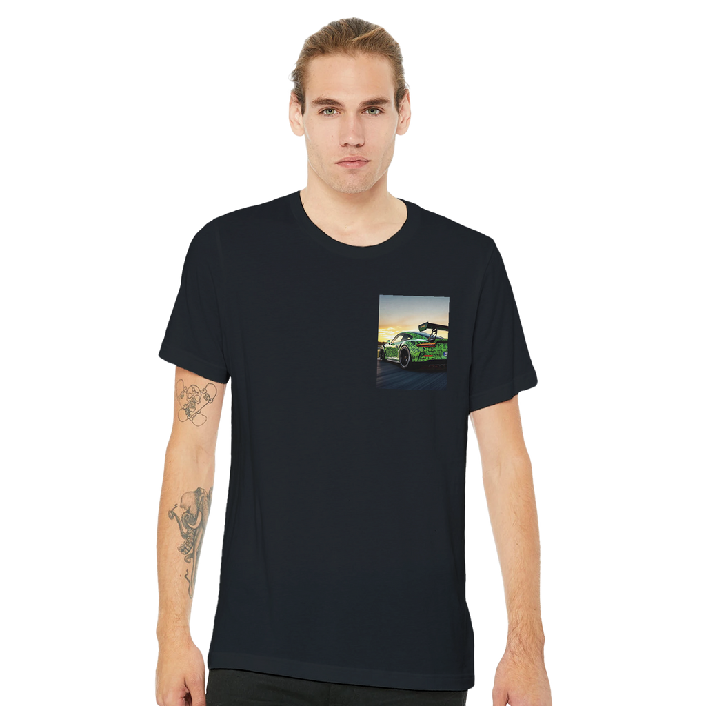 Porsche 911 Gt3 Rs UK Gift T-Shirt — detail view | Wild Thread Co