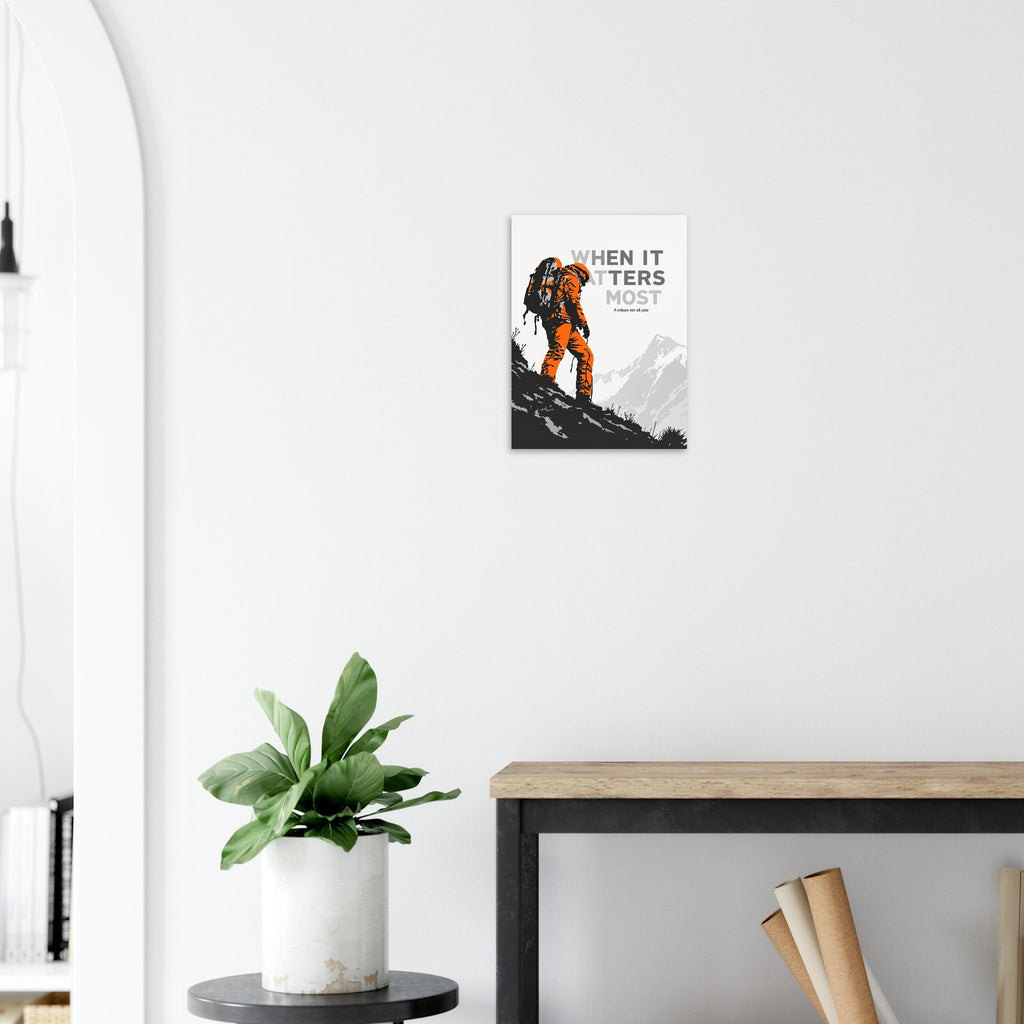 Mountain Rescue Art Print Art Print — detail view | Wild Thread Co