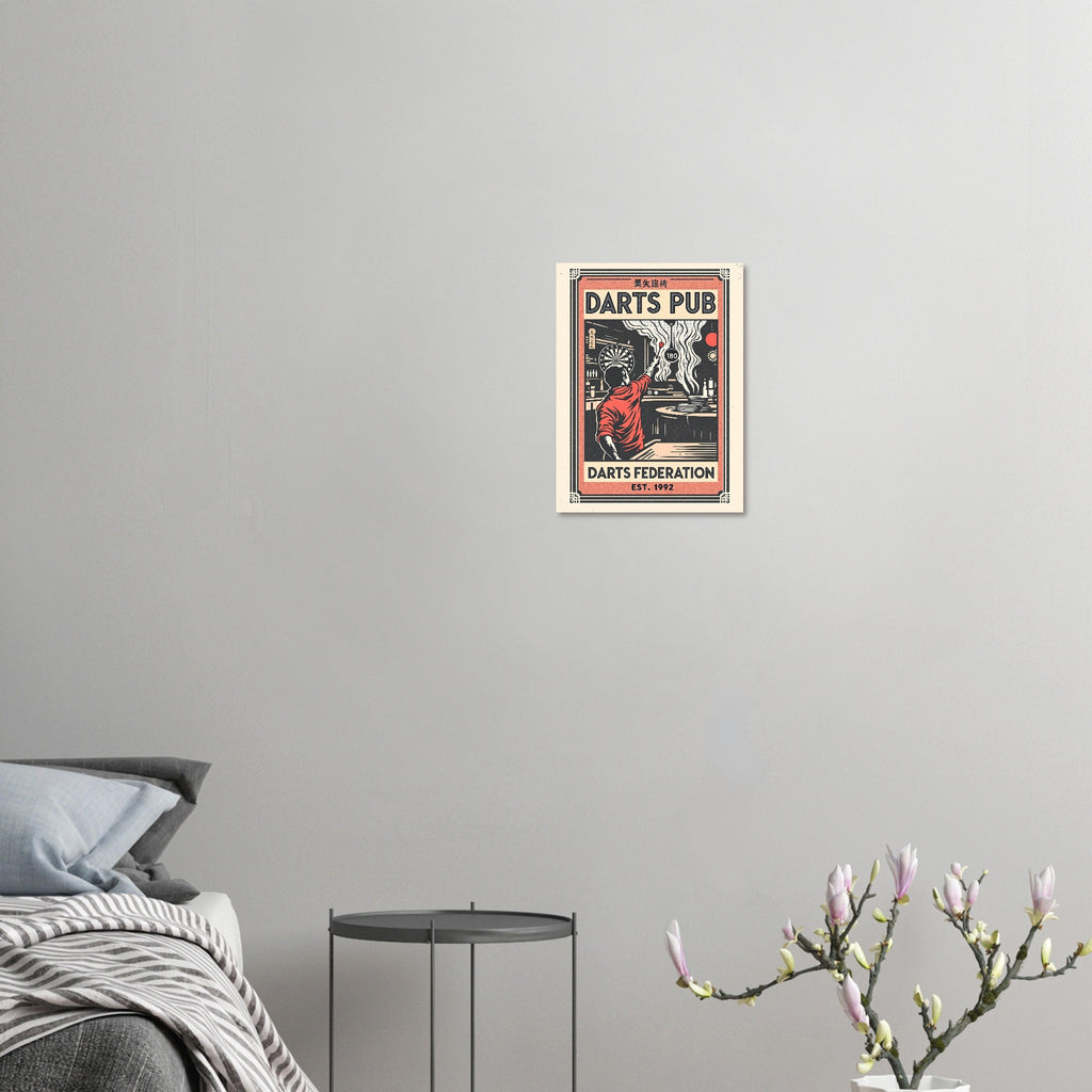 Darts Pub Vintage Travel Poster — Art Print | Wild Thread Co