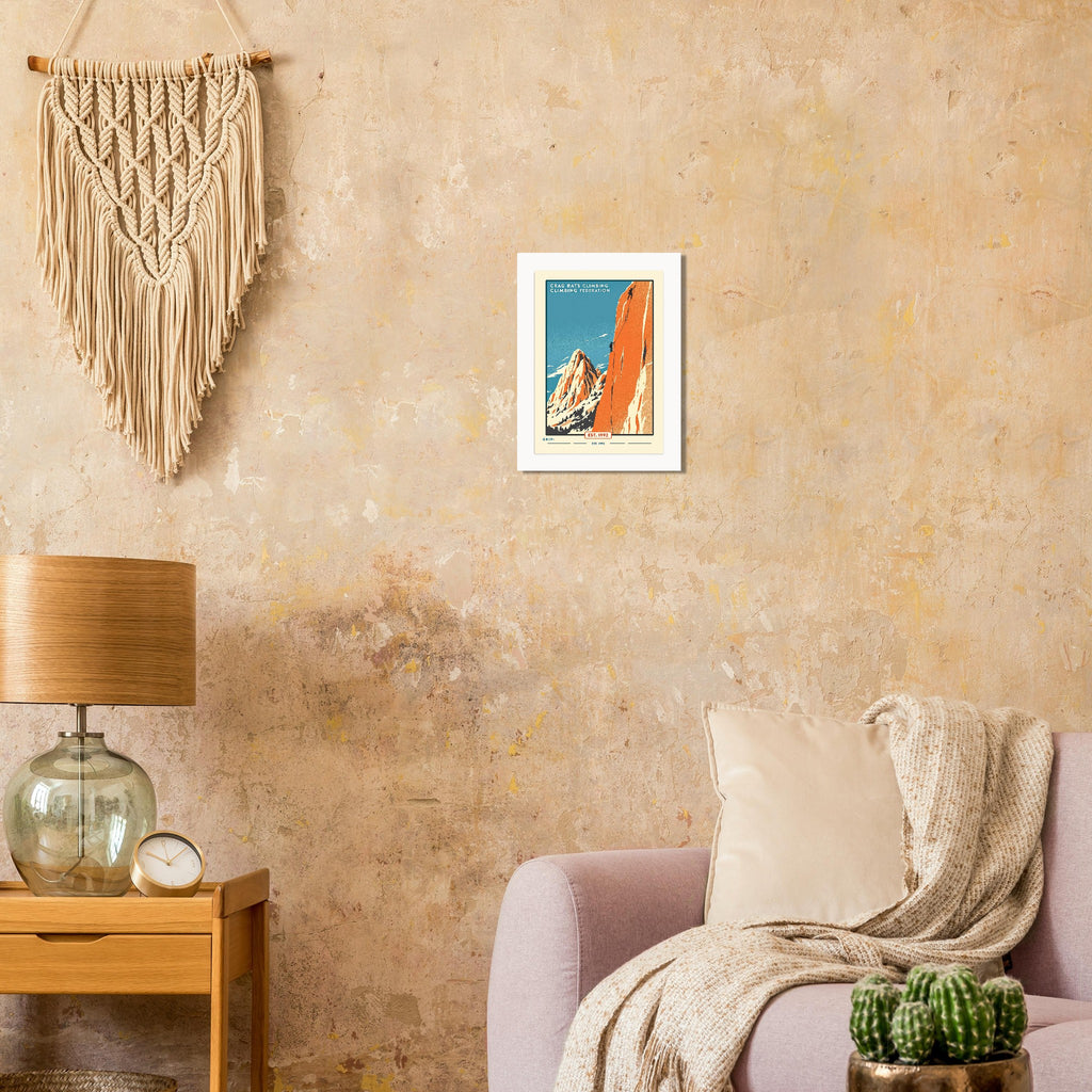 Crag Rats Vintage Travel Poster — Art Print | Wild Thread Co