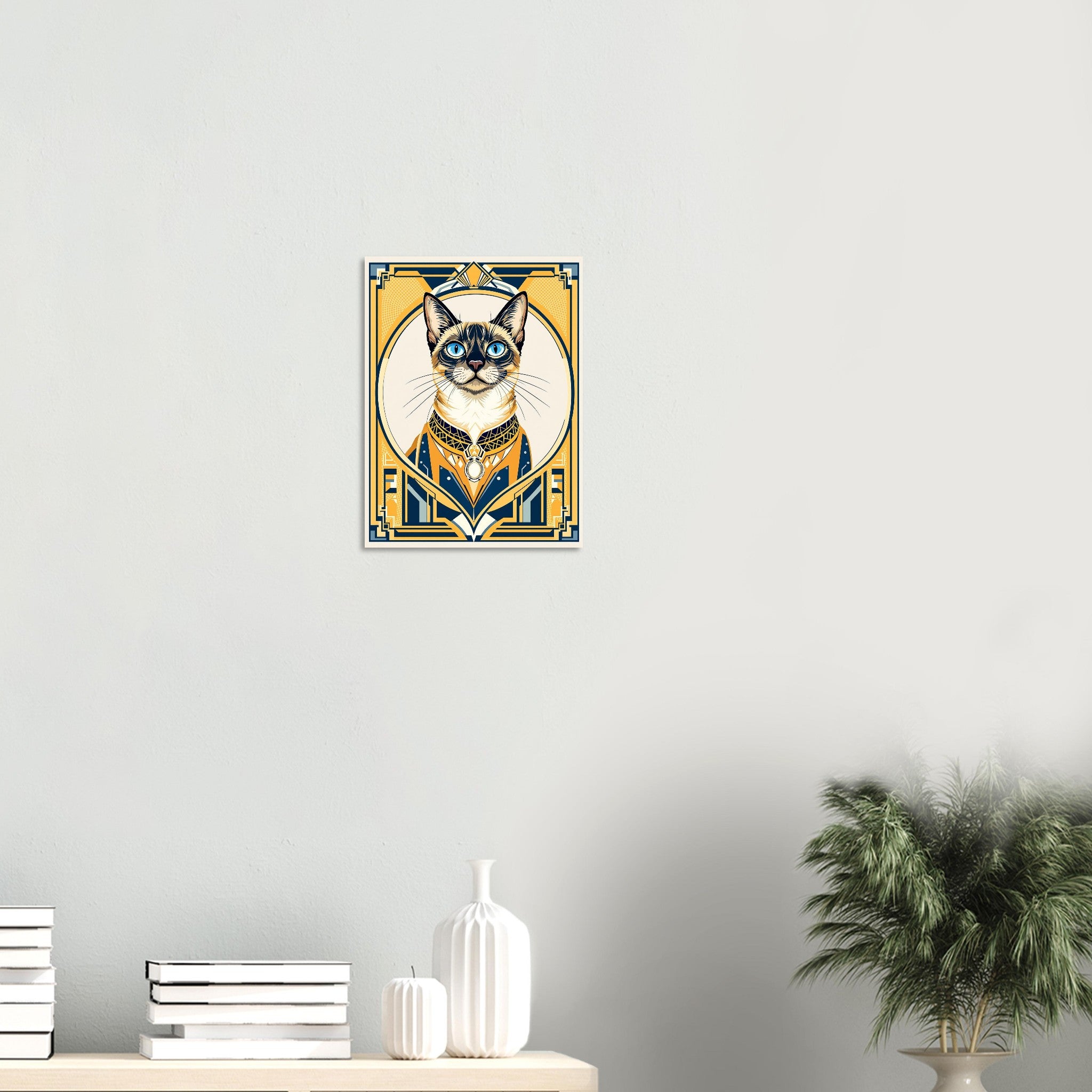 Siamese Cat Elegance Art Print Art Print — detail view | Wild Thread Co