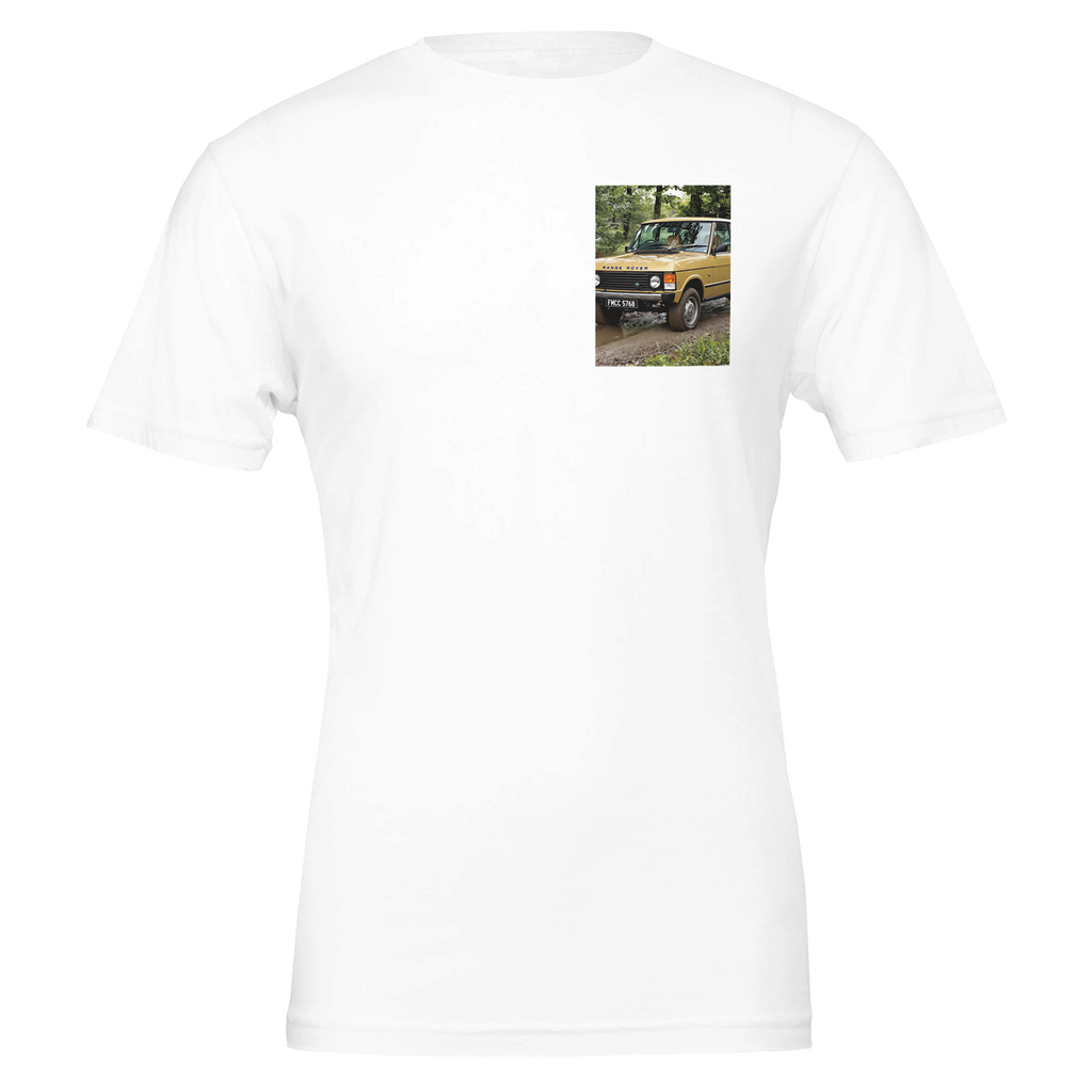 Range Rover Classic T-Shirt — detail view | Wild Thread Co
