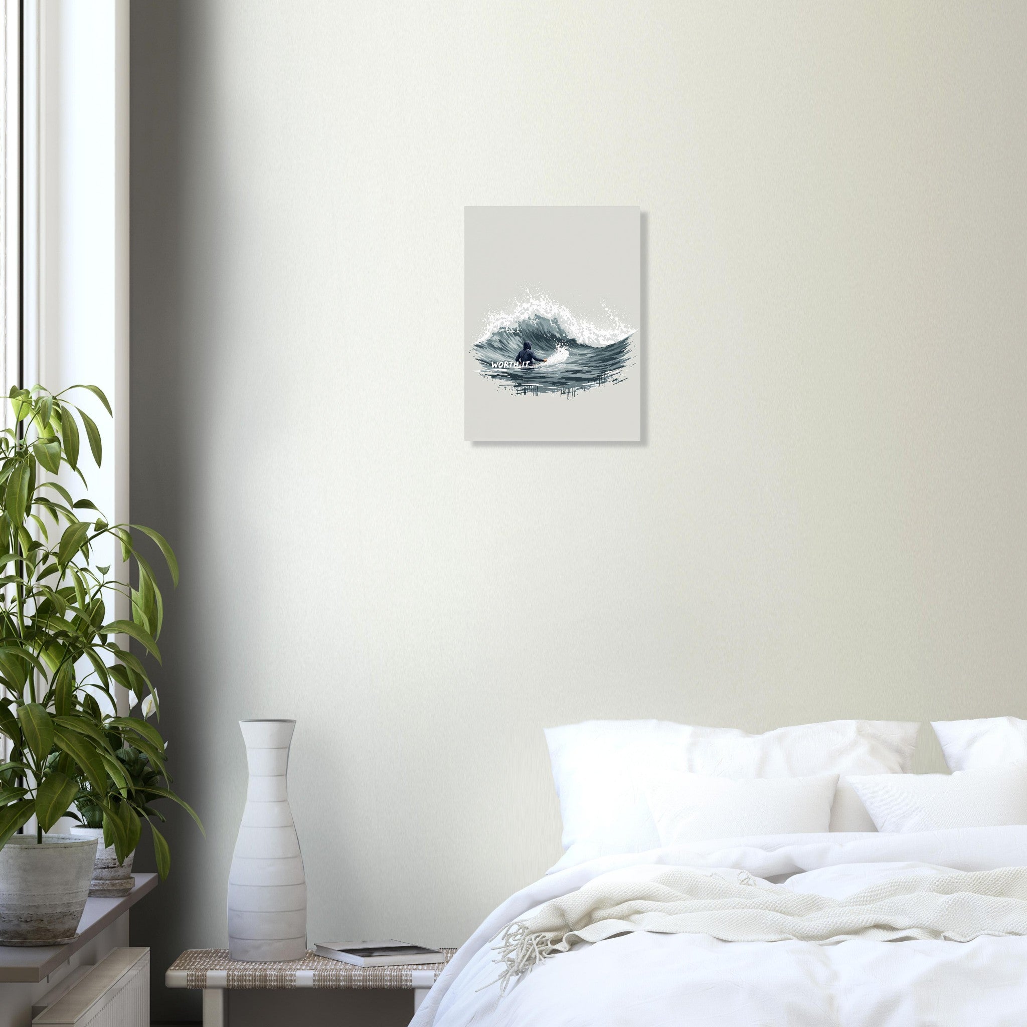 Cold Water Surf Art Print Poster Wall Art UK — Art Print | Wild Thread Co