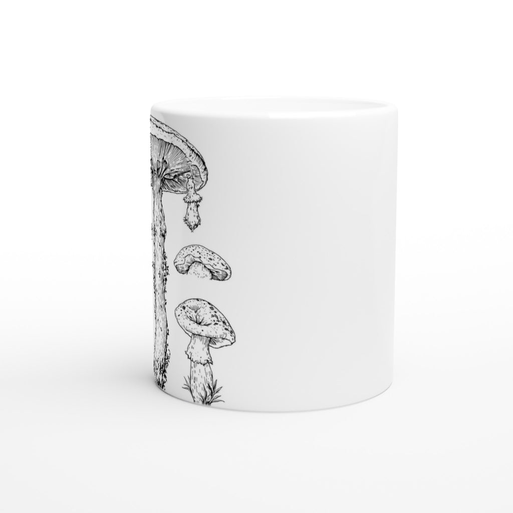 Dark Academia Mushroom Foraging Mug Coffee Tea Ceramic 11oz — Mug | Wild Thread Co