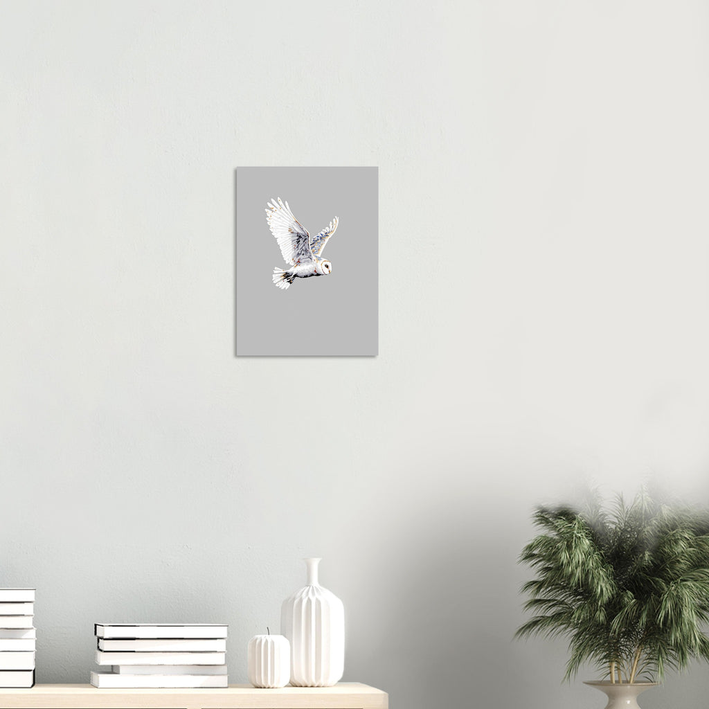 Barn Owl Flight Art Print Art Print — detail view | Wild Thread Co