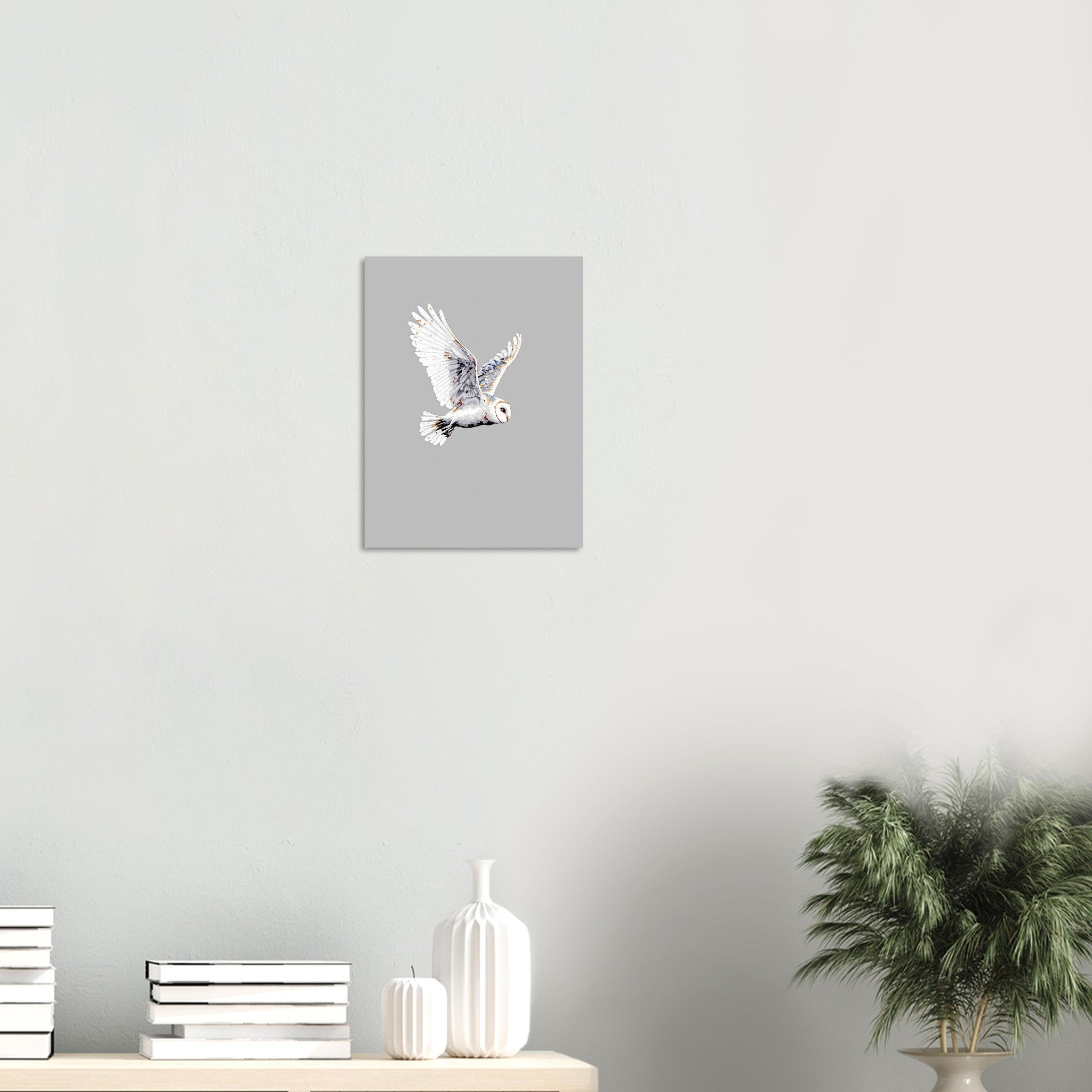 Barn Owl Flight Art Print Art Print — detail view | Wild Thread Co