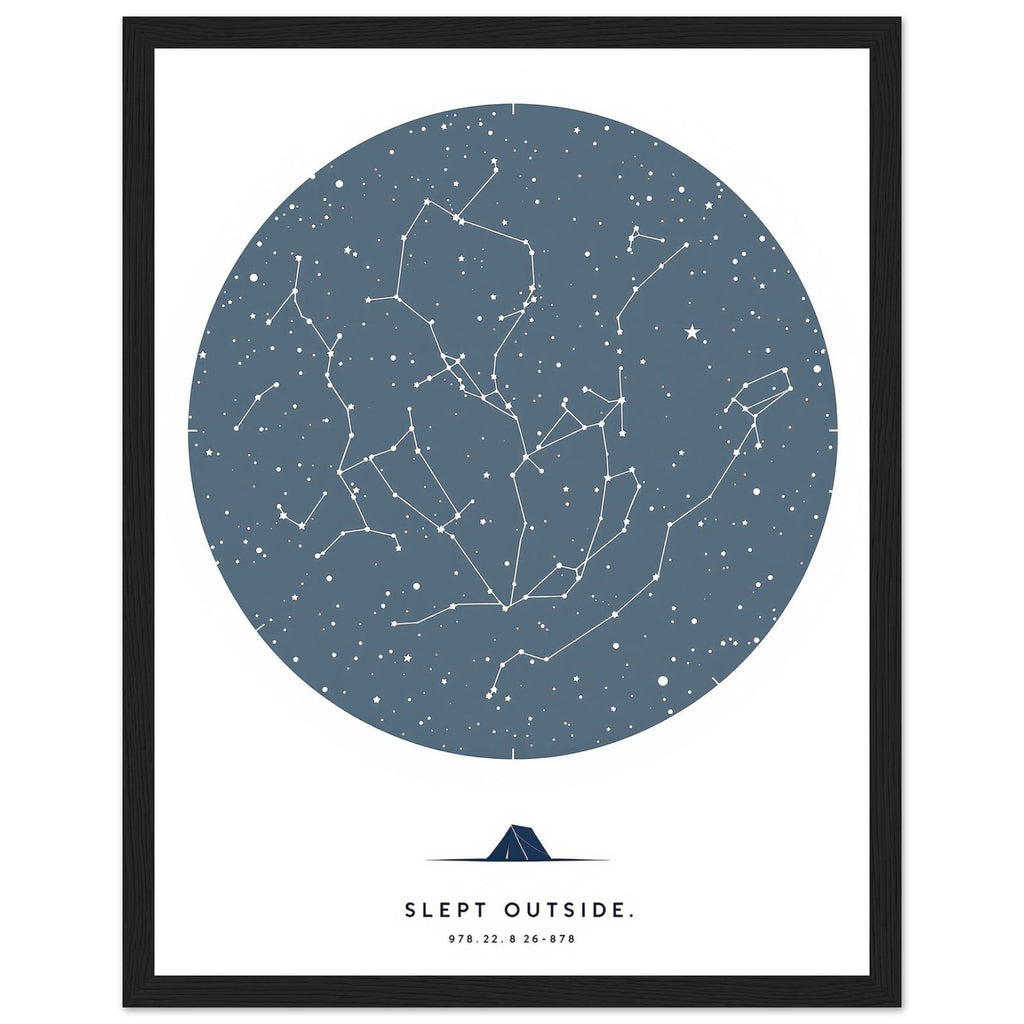 Gorpcore Bivouac Overnight Wild Camp — Framed Art Print | Wild Thread Co UK