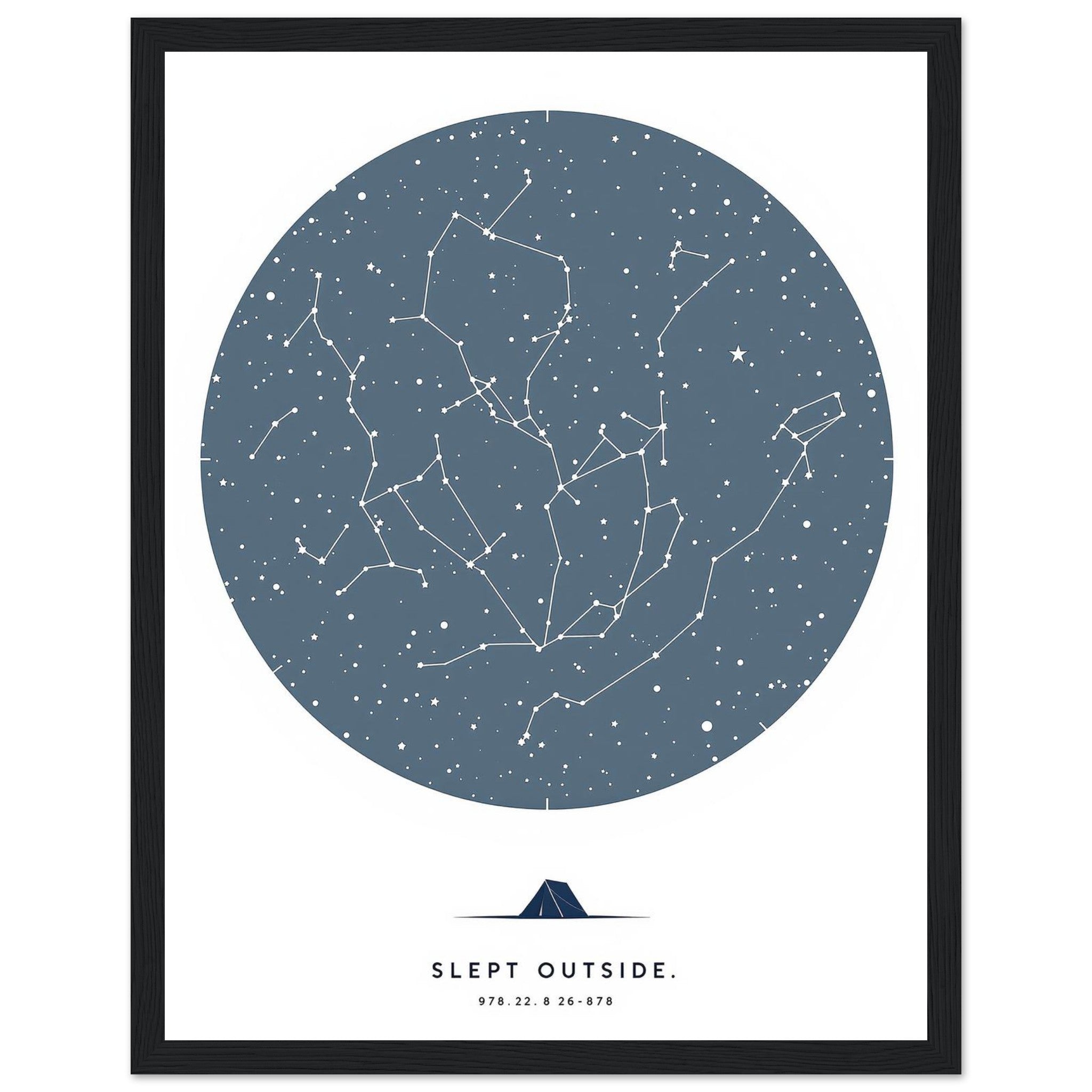Gorpcore Bivouac Overnight Wild Camp — Framed Art Print | Wild Thread Co UK