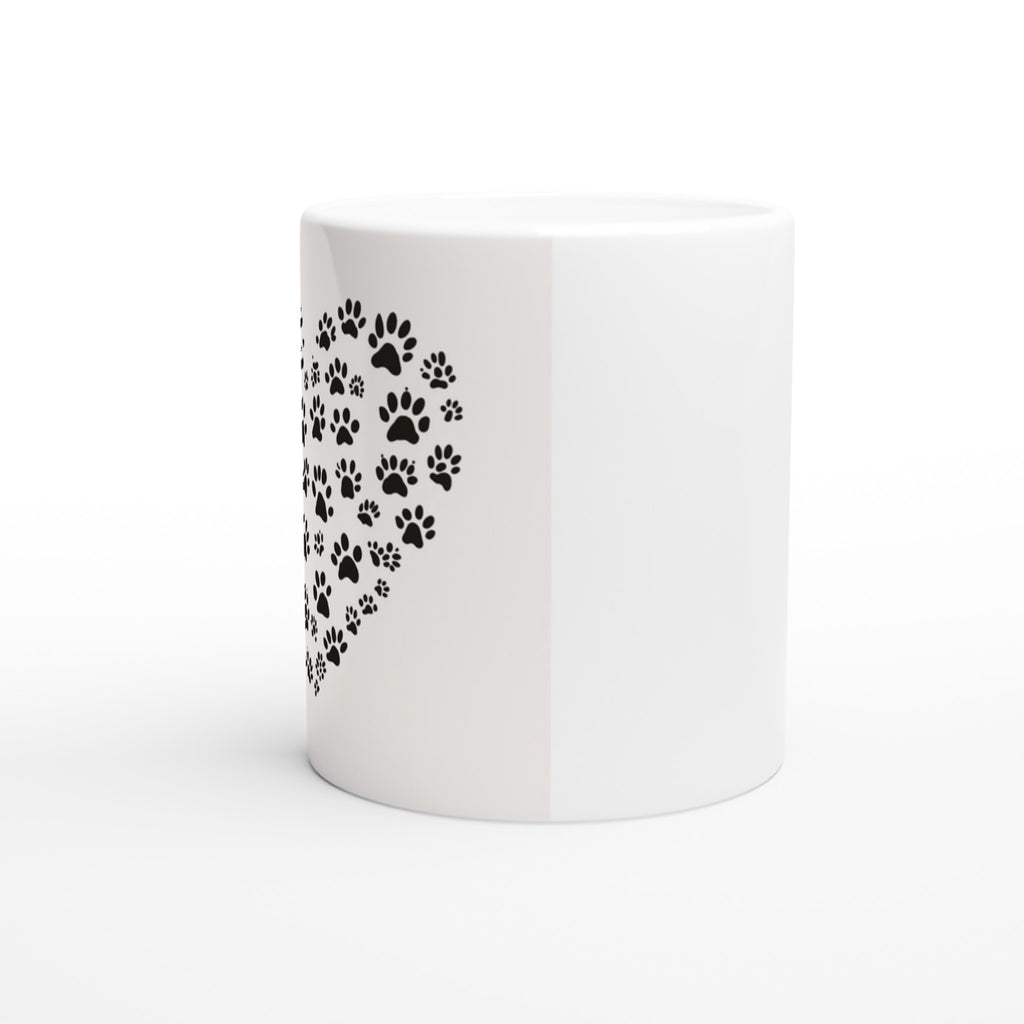 Cat Paw Prints Mug Coffee Tea Ceramic 11oz — Mug | Wild Thread Co