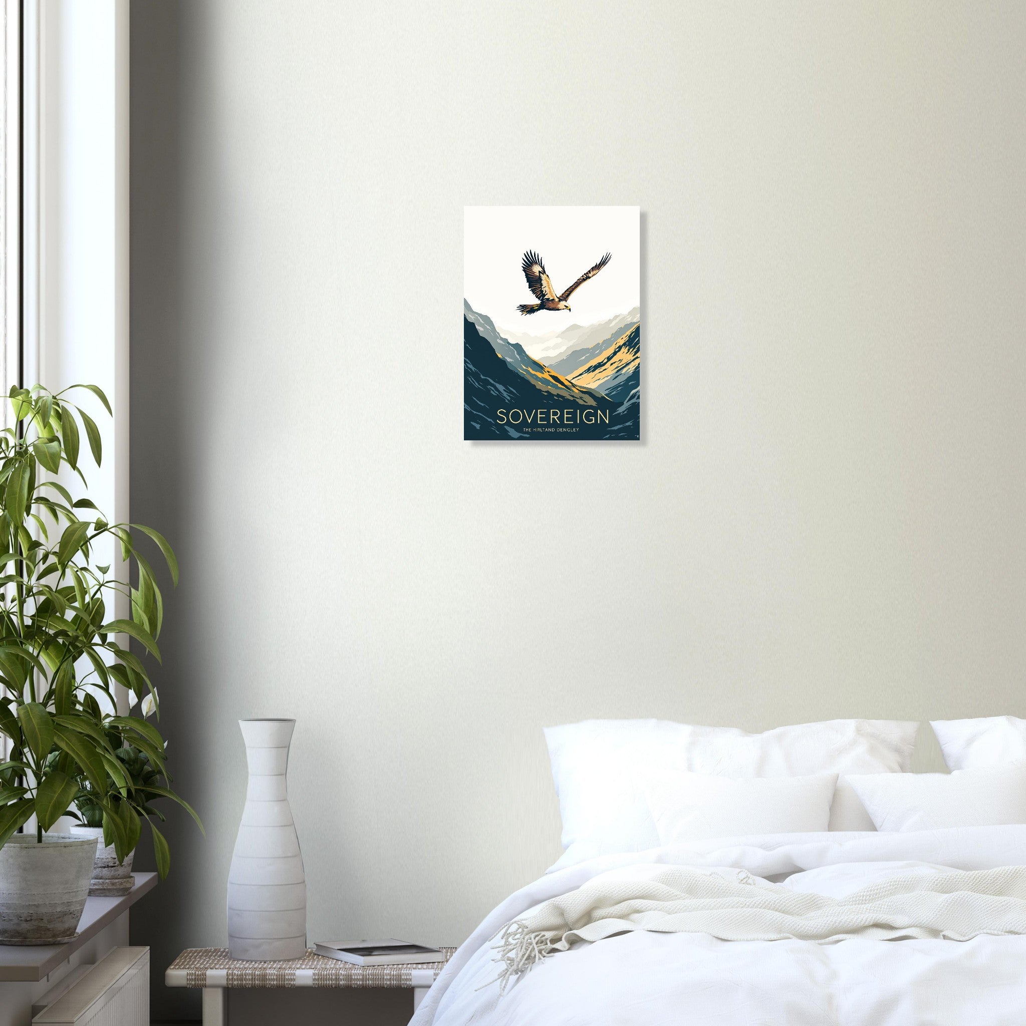 Golden Eagle Scottish Wildlife A1 Art Print Poster Wall Art UK — Art Print | Wild Thread Co