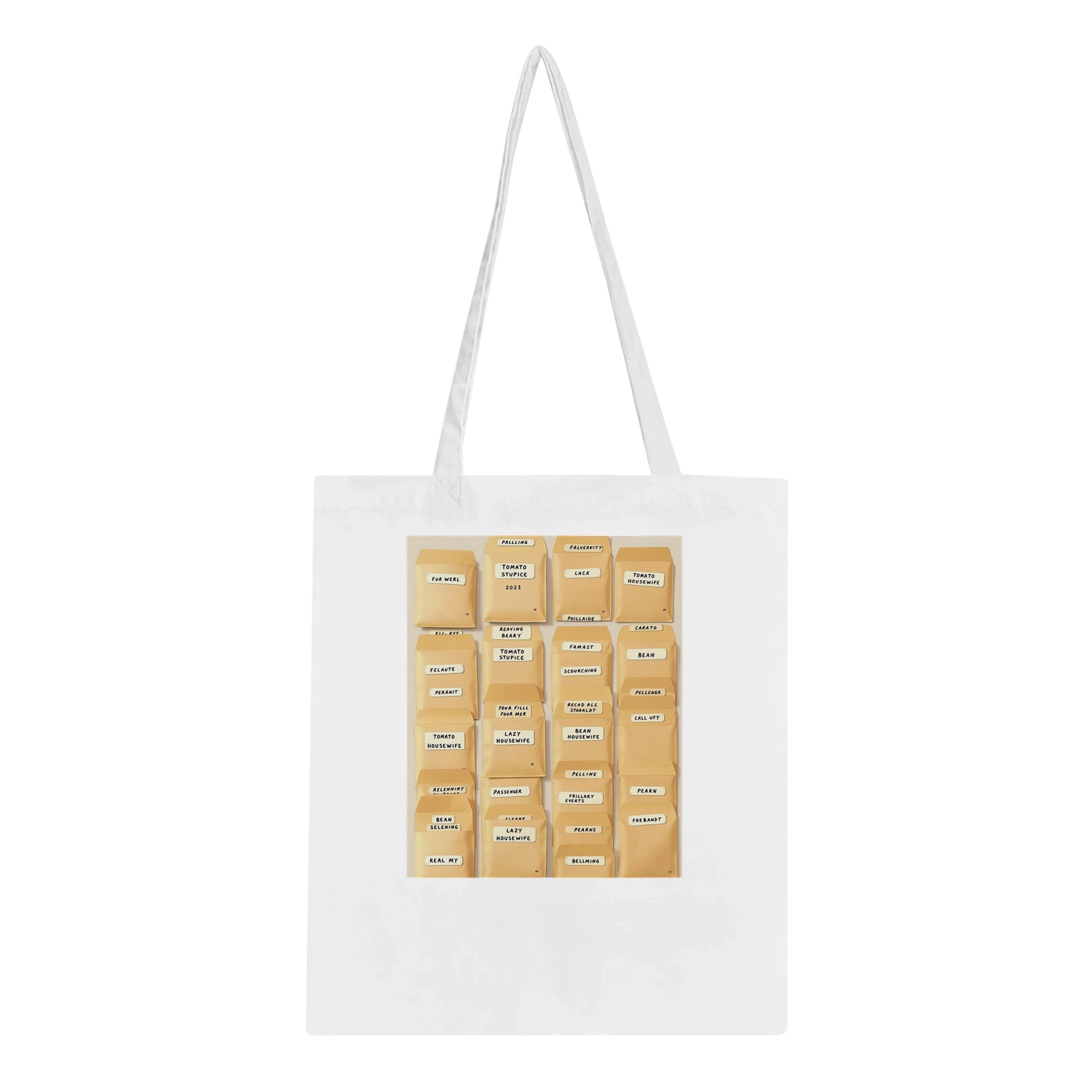 Seed Saving Library Envelopes Tote Bag Cotton Shopper UK — Tote Bag | Wild Thread Co UK