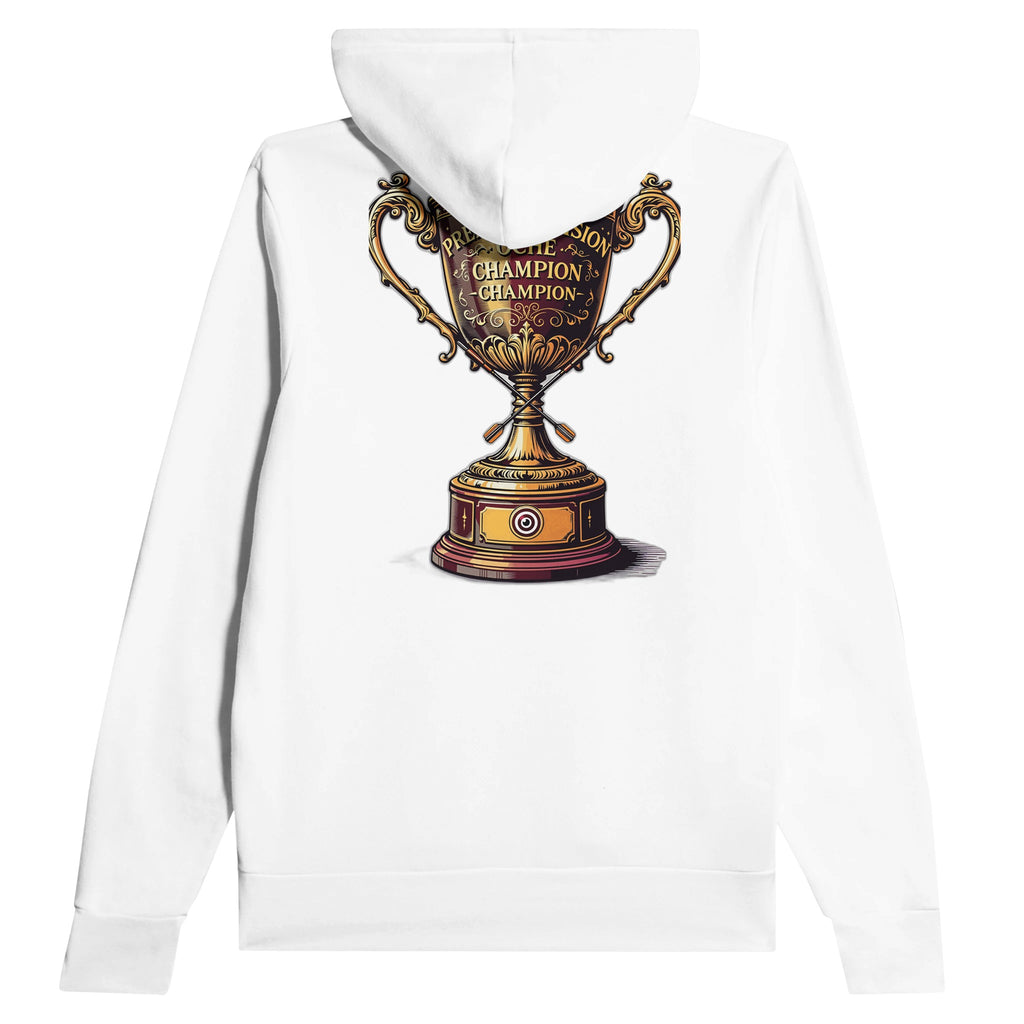 Retro Darts Pub Culture Hoodie — detail view | Wild Thread Co