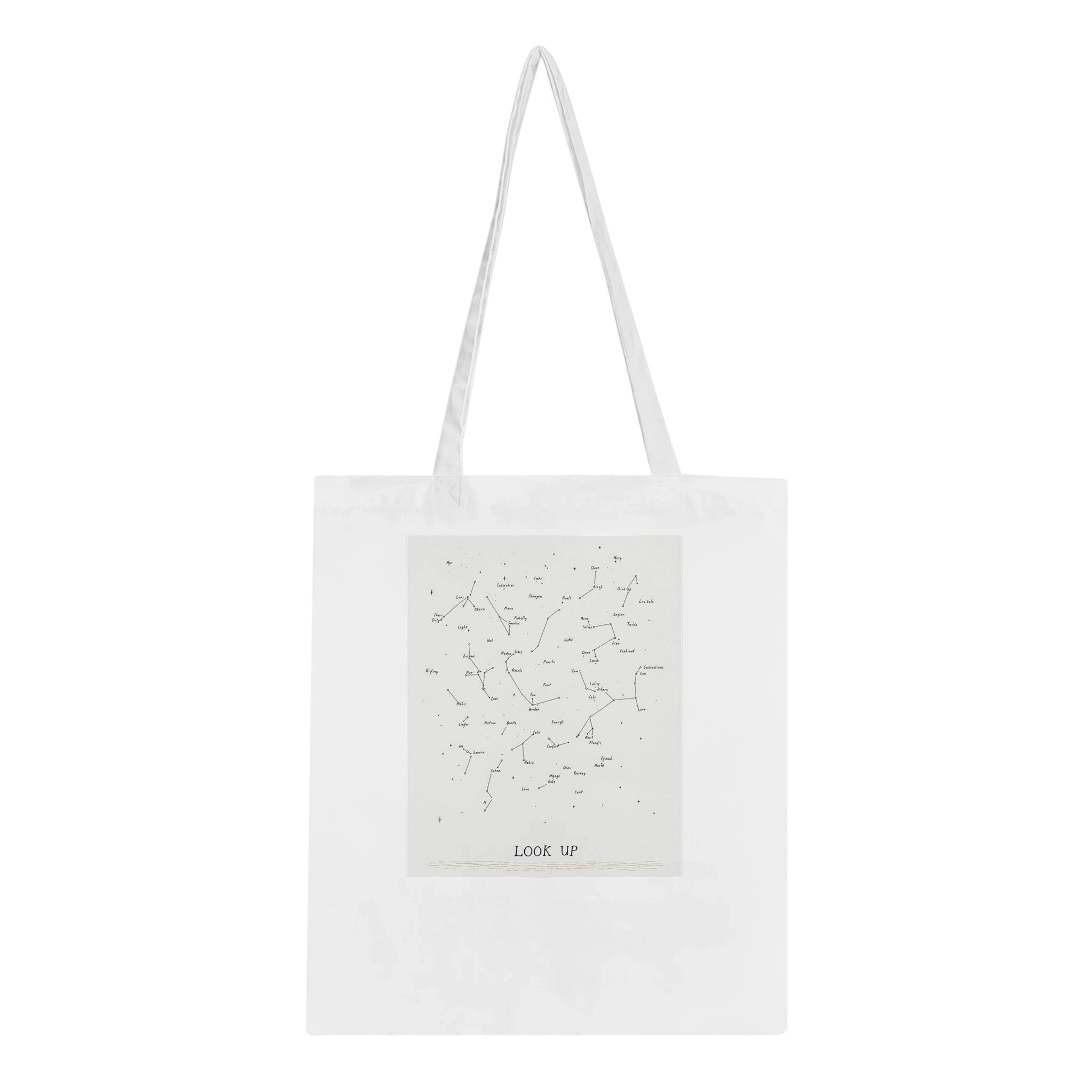 Antique Star Chart Hand Drawn Tote Bag Cotton Shopper UK — Tote Bag | Wild Thread Co UK
