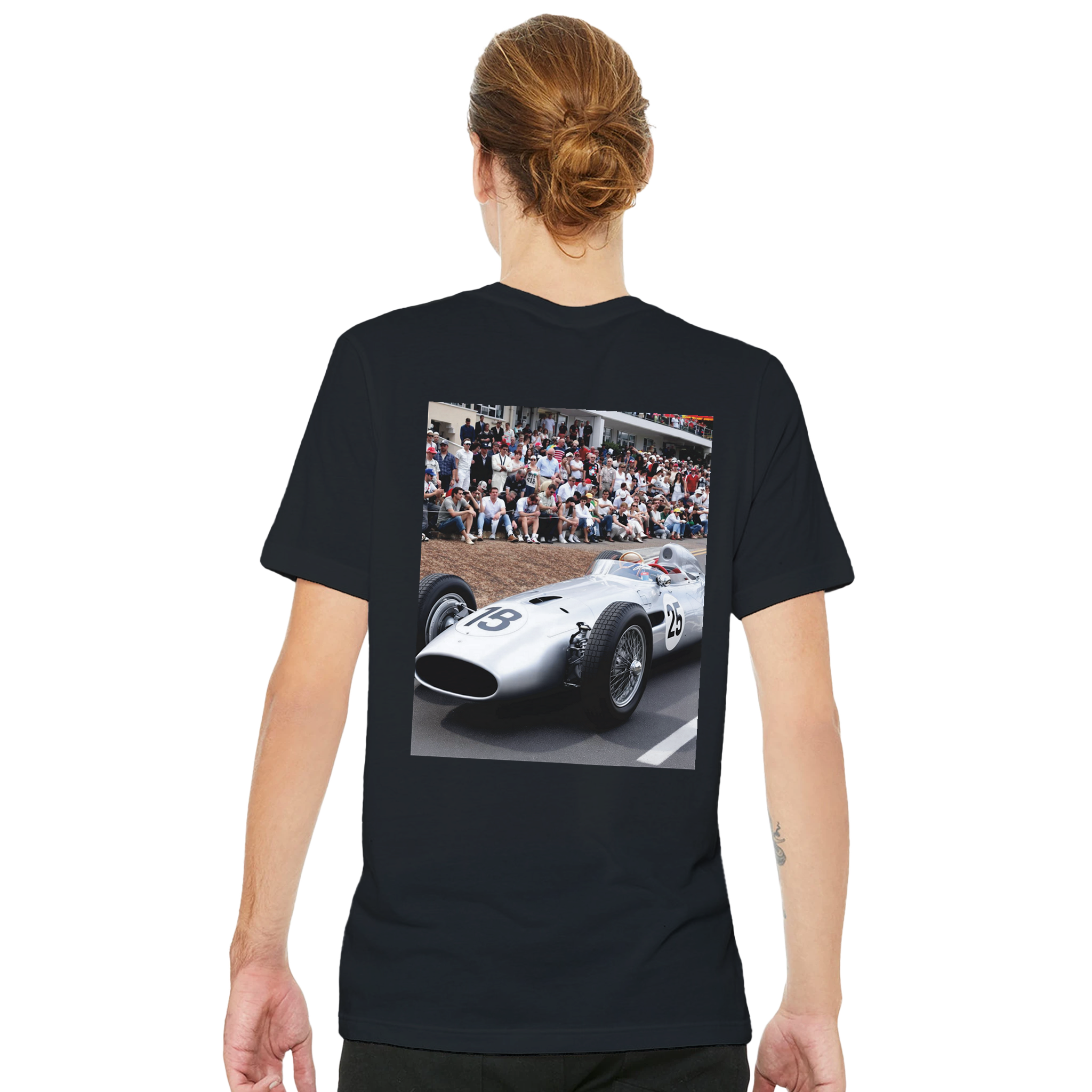 Mercedes W196 T-Shirt — detail view | Wild Thread Co