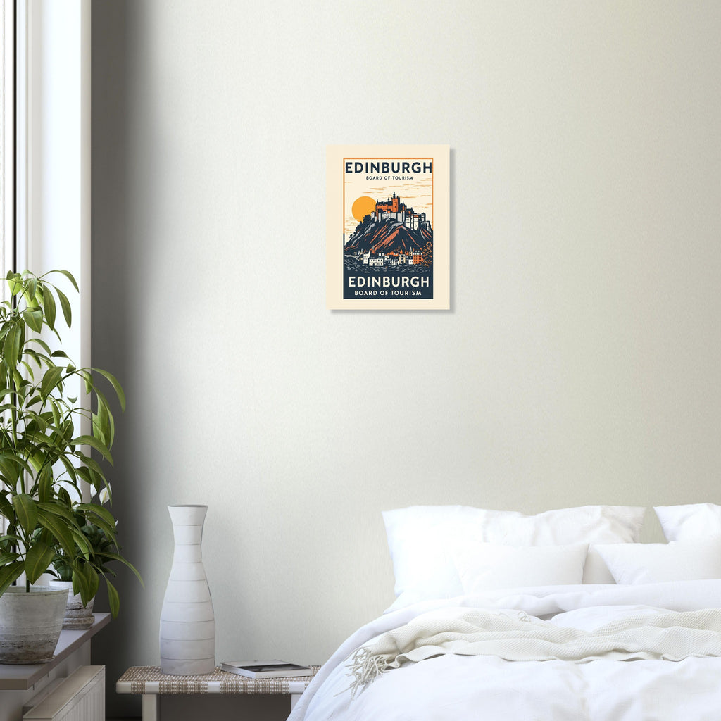 Edinburgh Vintage Travel Poster — Art Print | Wild Thread Co