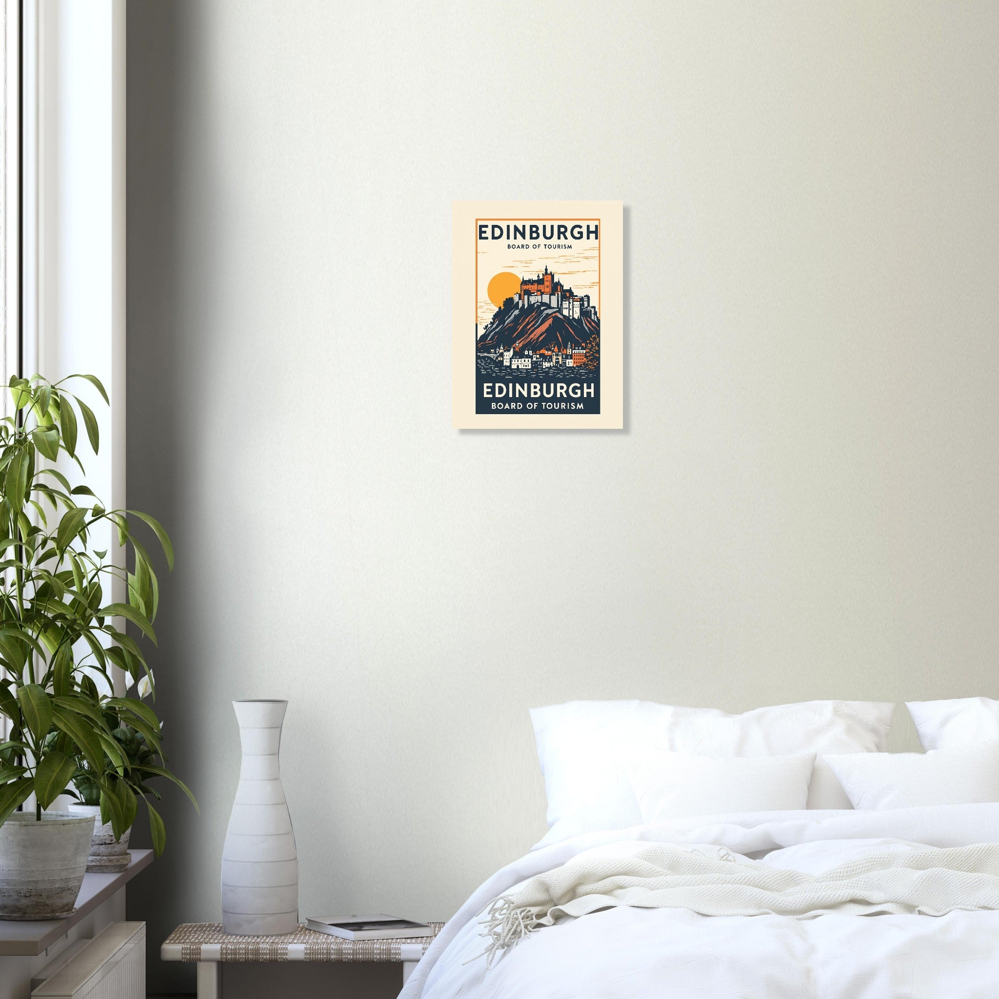 Edinburgh Vintage Travel Poster — Art Print | Wild Thread Co