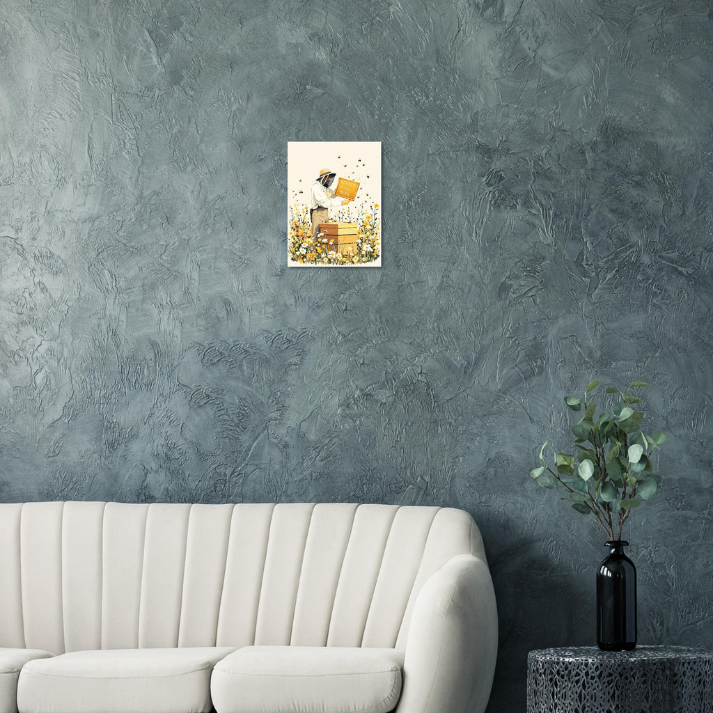 Beekeeper Gift Art Print Poster Wall Art UK — Art Print | Wild Thread Co