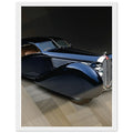 Bugatti Type 57 Framed Art Print — detail view | Wild Thread Co