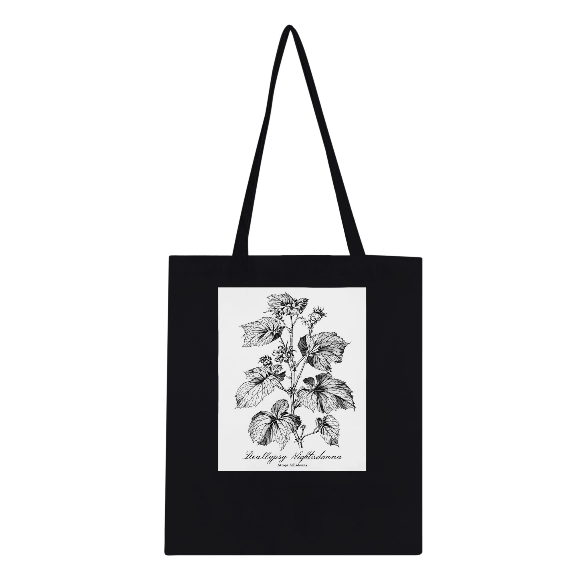 Dark Academia Gothic Botanical Tote Bag — Tote Bag | Wild Thread Co