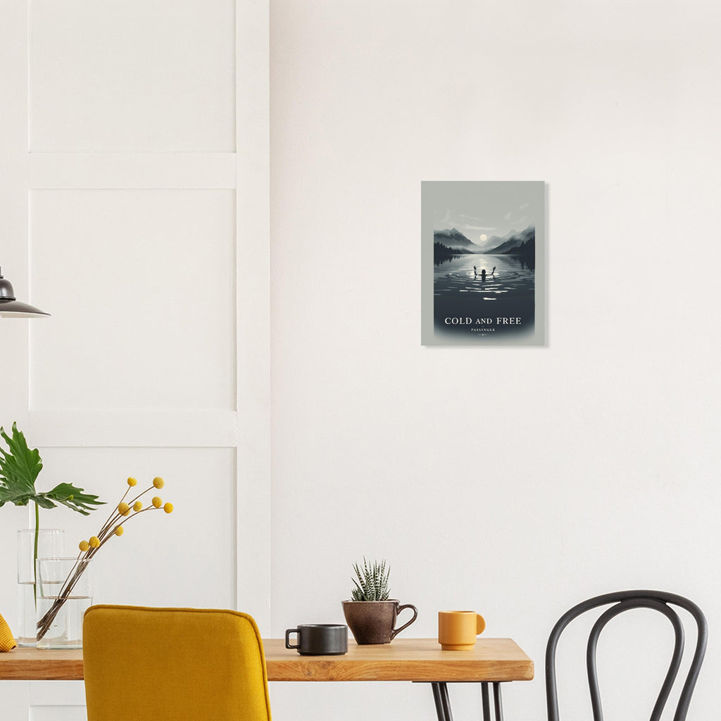 Wild Swimming Loch A1 Art Print Art Print — detail view | Wild Thread Co