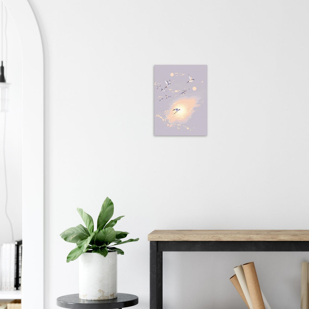 Swift Summer Evening Sky Art Print Art Print — detail view | Wild Thread Co