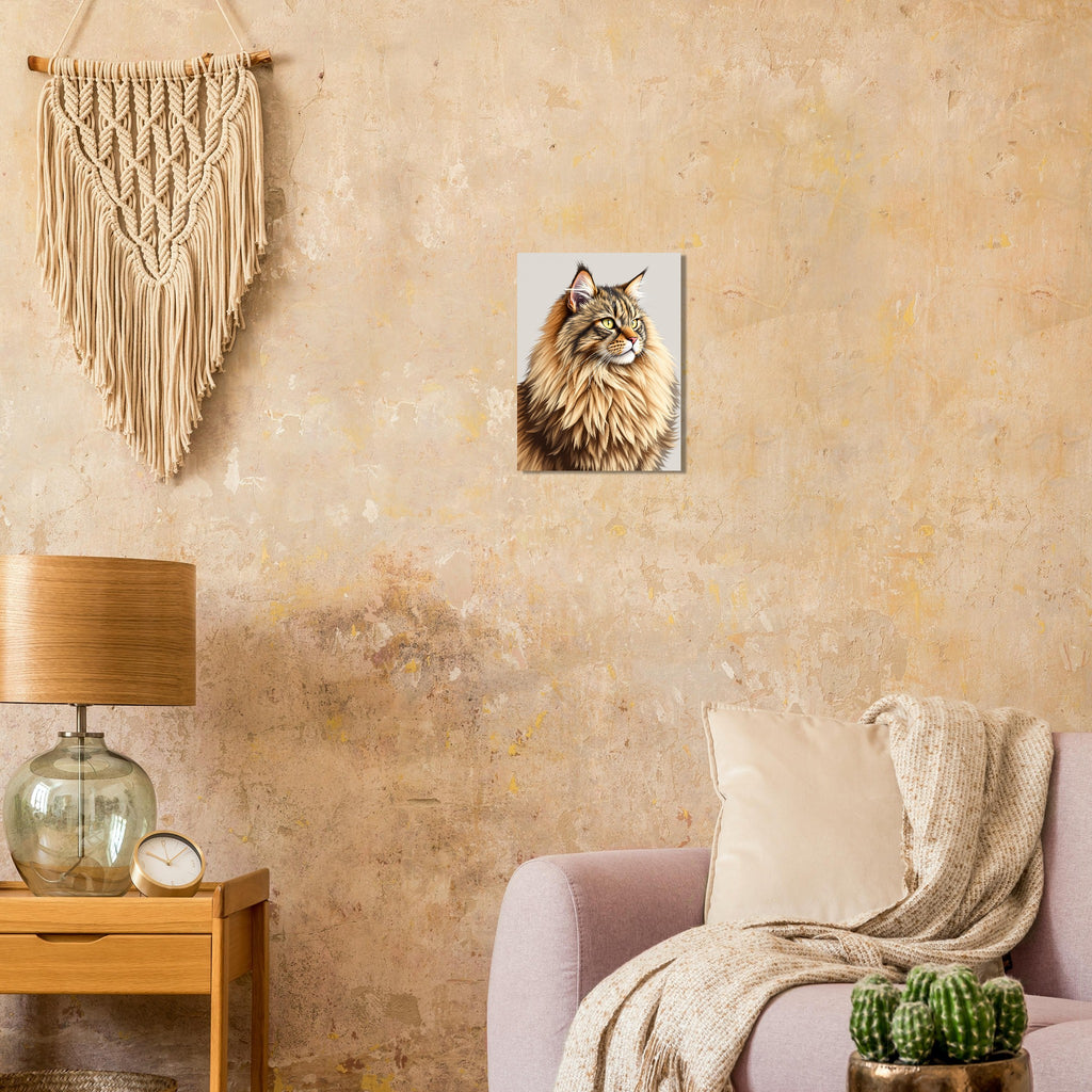 Maine Coon Majestic Art Print Art Print — detail view | Wild Thread Co